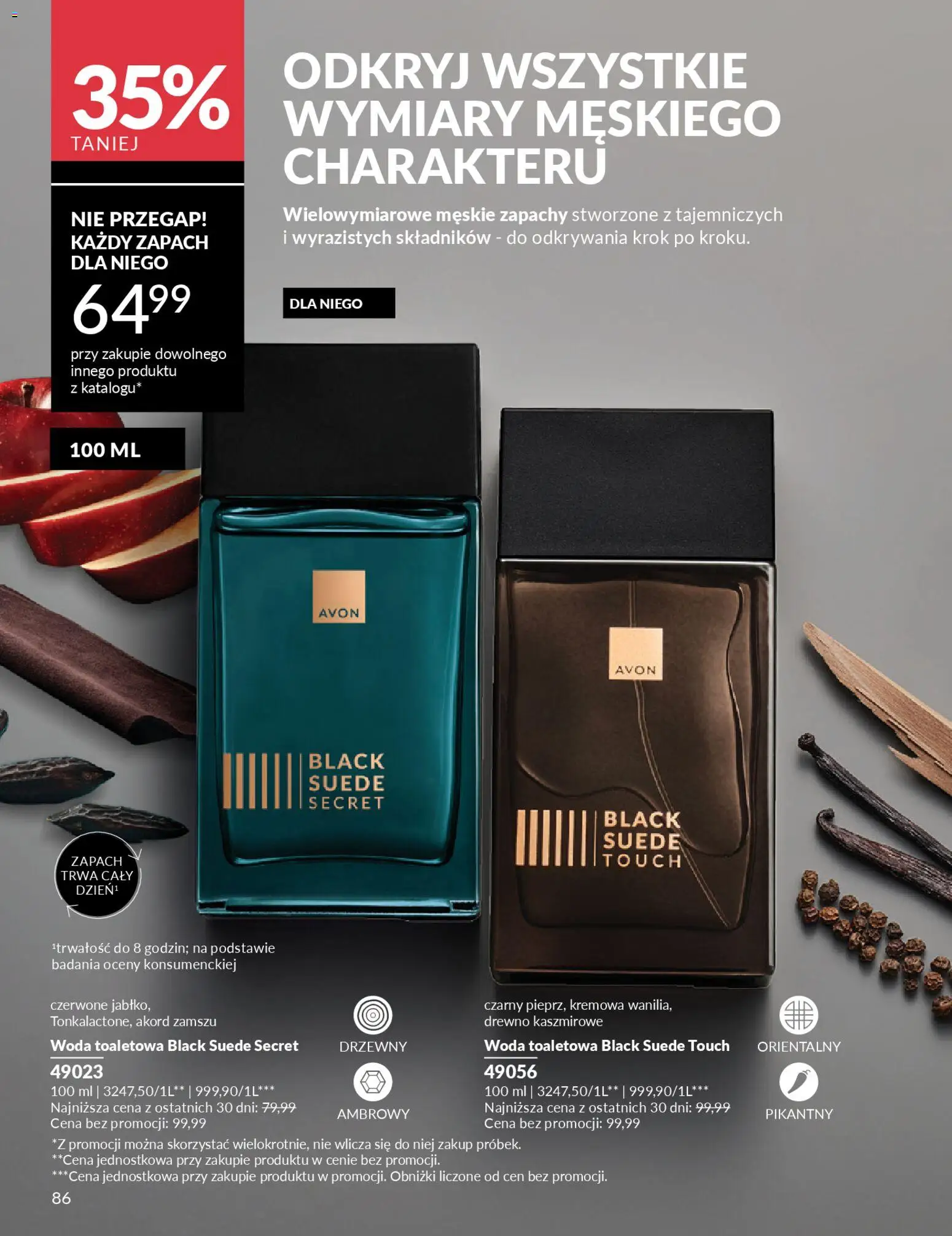 Avon Katalog 4 2026 od 01.04.2026 | Strona: 86 | Produkty: Zapach, Woda toaletowa, Woda