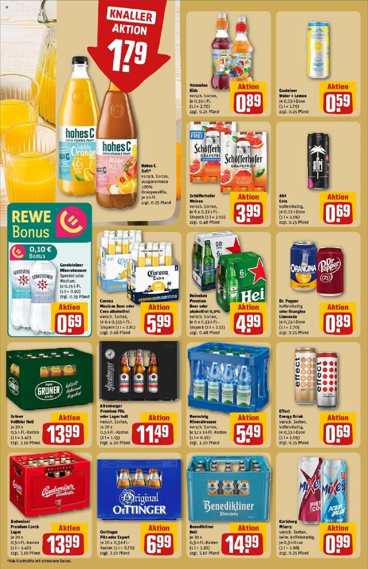 Rewe prospekt Eisenach	 - gültig ab dem 06.07.2025 | Seite: 26 | Produkte: Limonade, Benediktiner hell, Hohes c, Gerolsteiner