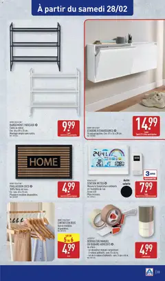 Aldi - Prévisualisation de Aldi - Catalogue de la semaine 9 valide à partir de 24.02.2026 | Page: 35 | Produits: Station météo, Étagère, Piles, Cadre
