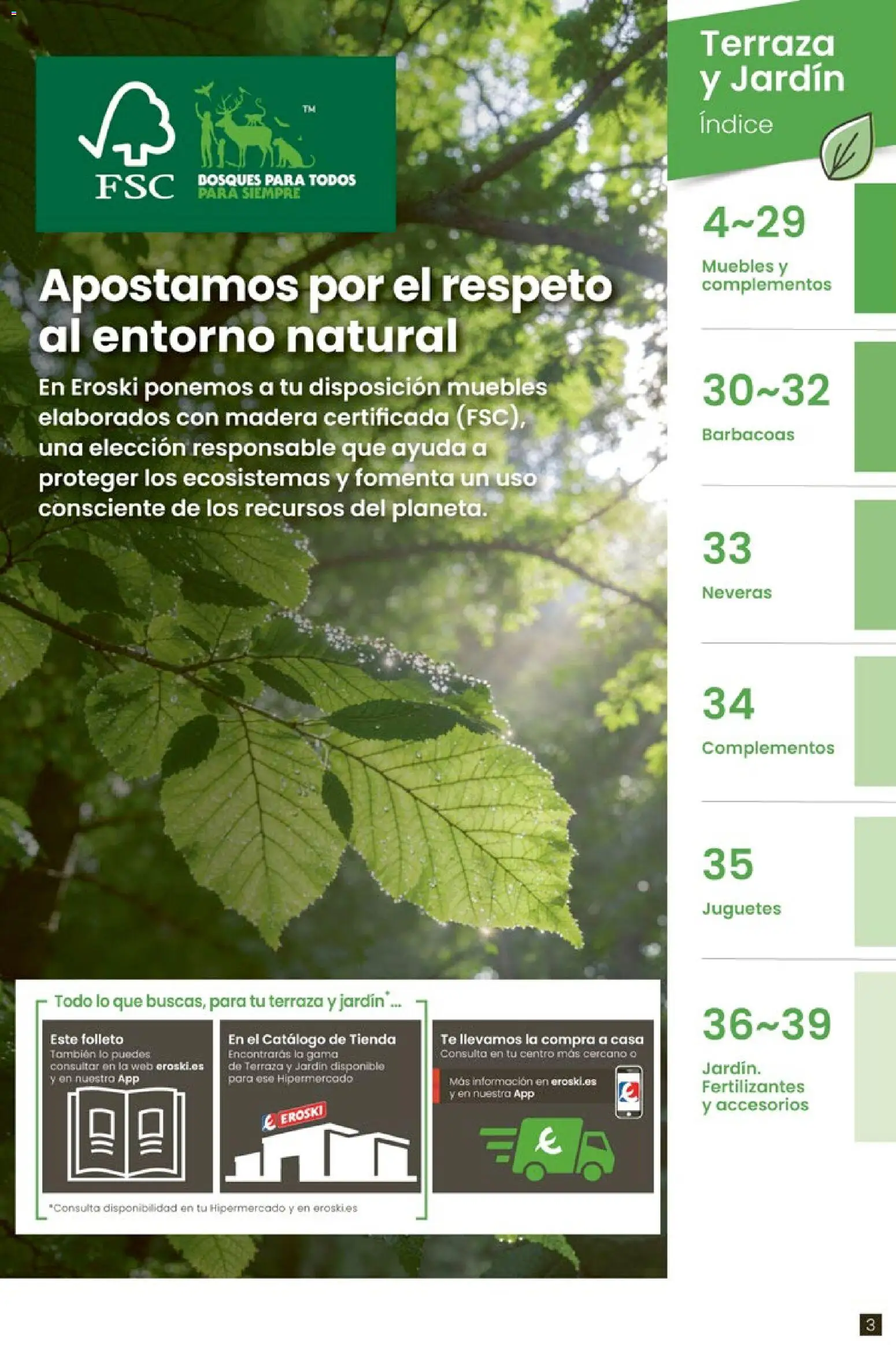 Eroski - Qué oasis │ válido desde el 26.03.2026 | Página: 3 | Productos: Té, Muebles, Juguetes