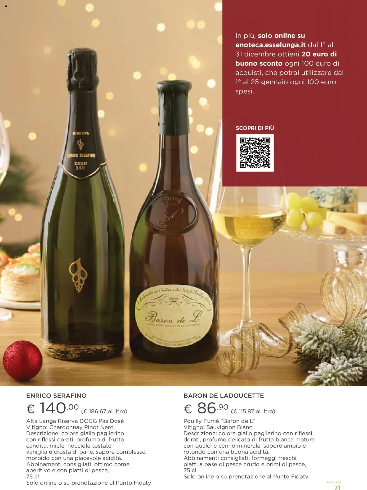 Volantino Esselunga S del 01.12.2025 | Pagina: 71 | Prodotti: Frutta, Nocciole, Profumo, Aperitivo