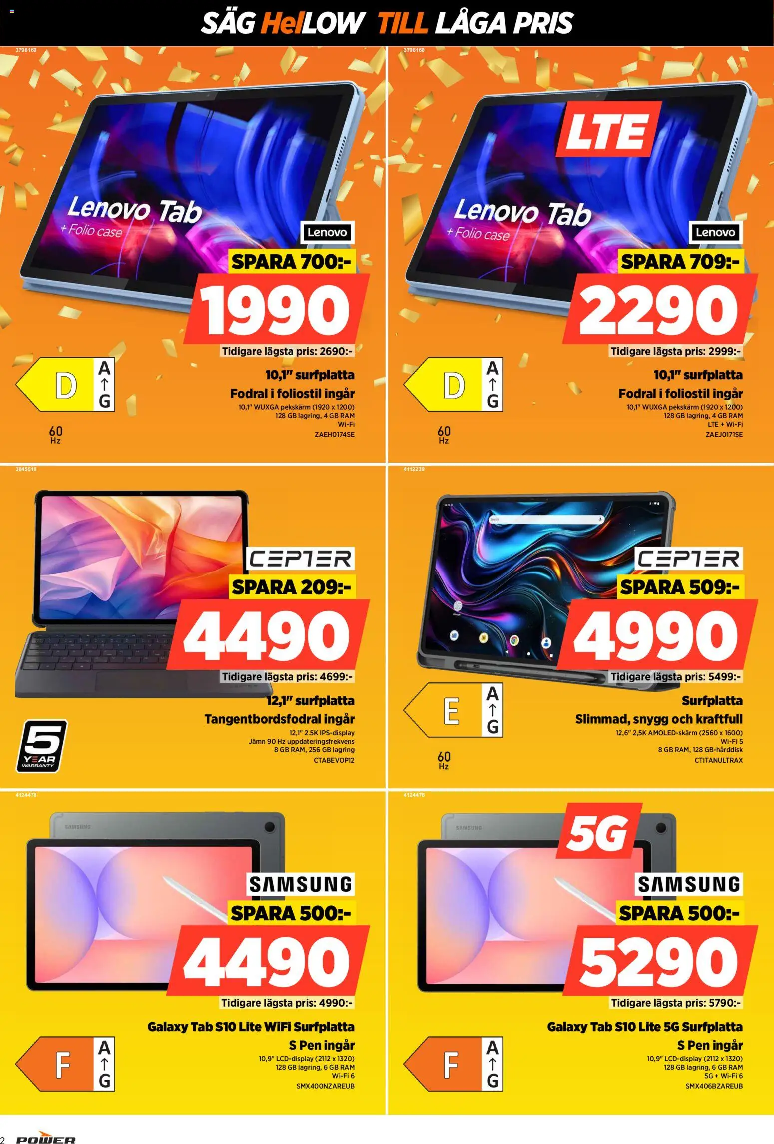 Power reklamblad aktuell från 09.02.2026 | Sida: 2