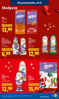 Pogląd oferty "Milka Kalendarz adwentowy, 90 g" - ważna od 24.11.2025 | Strona: 41
