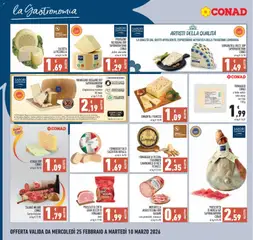 Anteprima del volantino GORGONZOLA DOLCE DOP SAPORI&DINTORNI CONAD, Gorgonzola cheese valido a partire dal 25.02.2026 | Pagina: 12 | Prodotti: Parmigiano reggiano, Parmigiano, Gorgonzola, Emmental