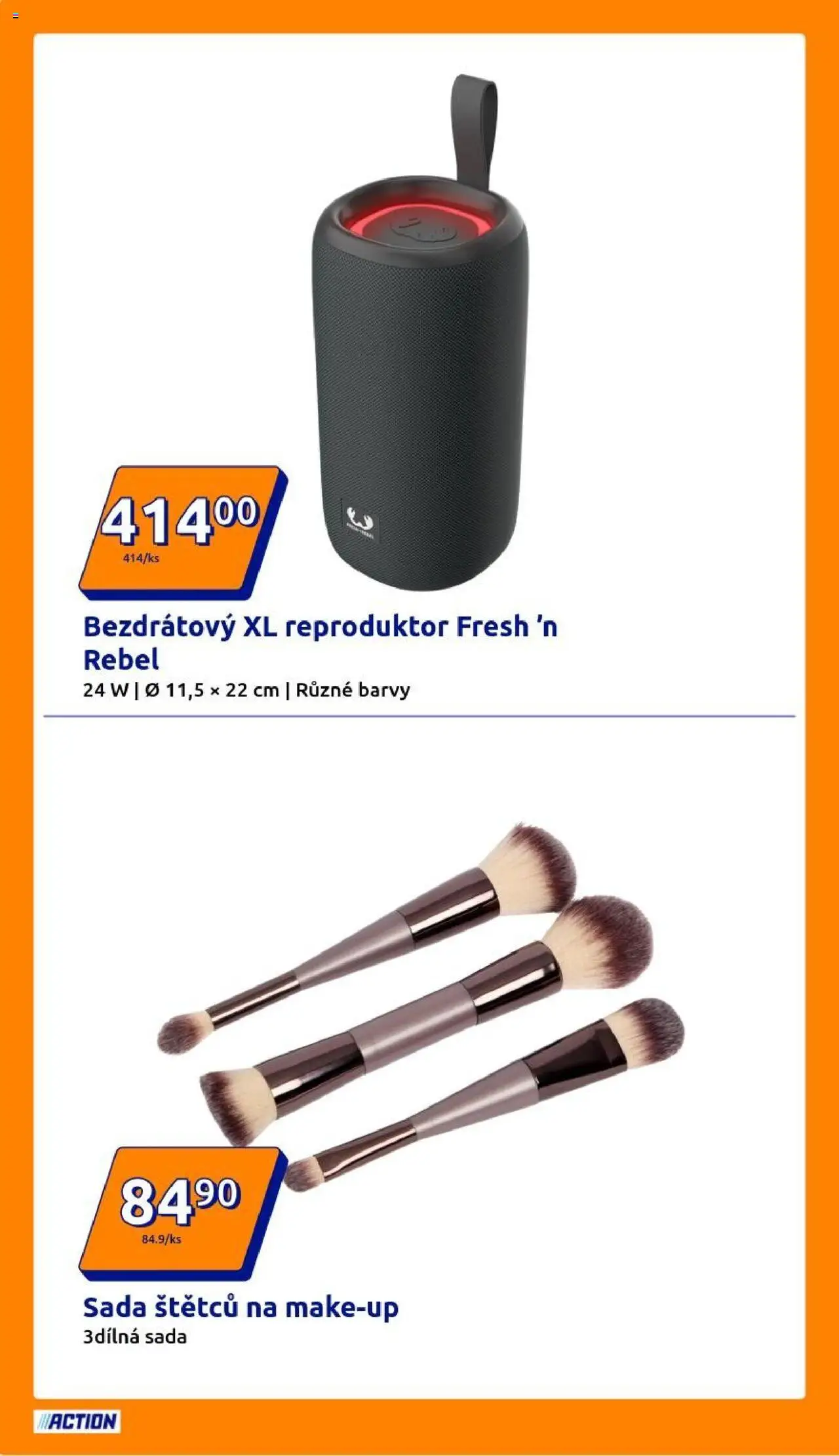 Action leták od 08.10.2025 | Strana: 18 | Produkty: Makeup, Reproduktor, Barvy