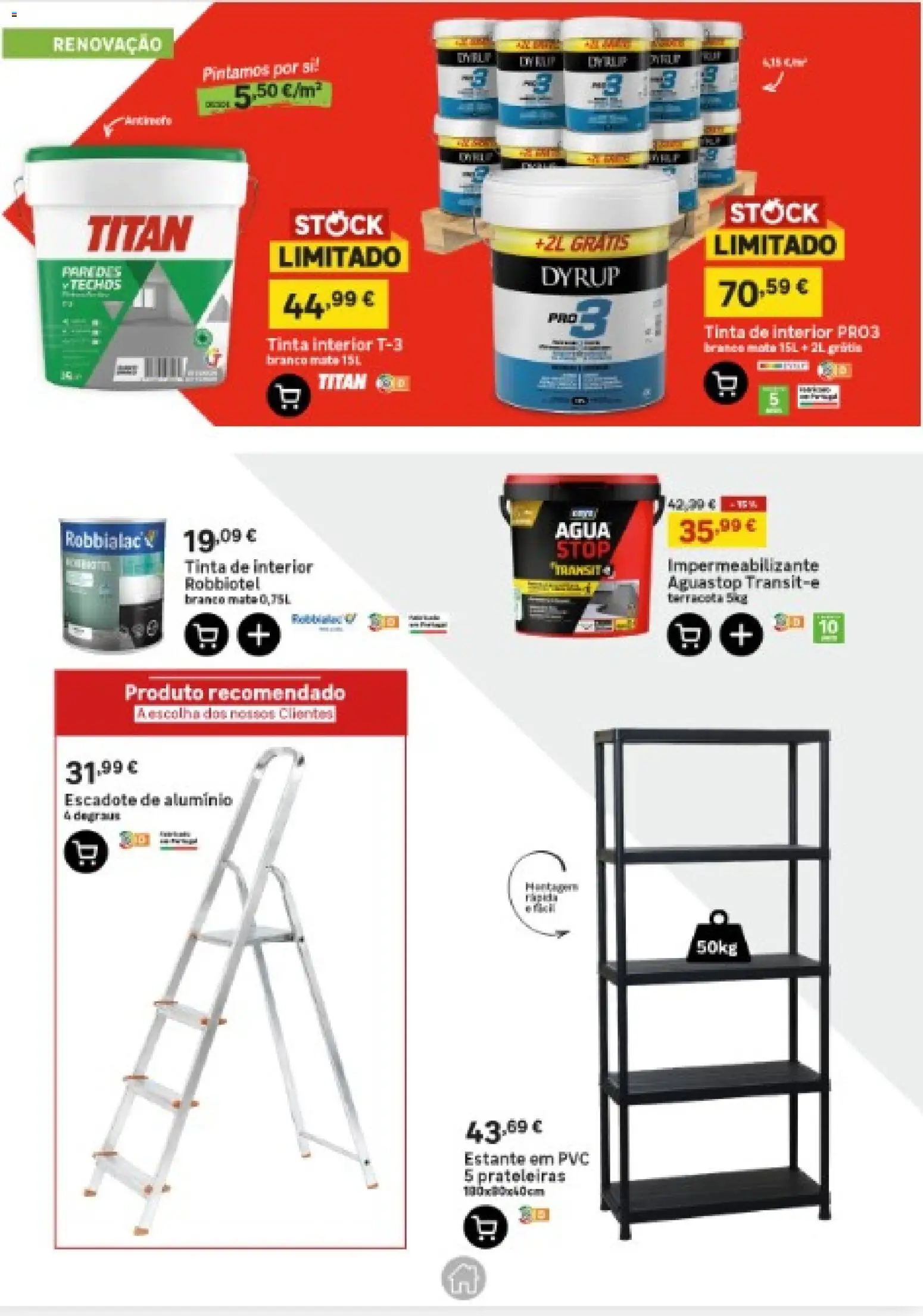 Leroy Merlin Madeira │ válido de 15.01.2026 | Página: 5 | Produtos: Agua, Tinta