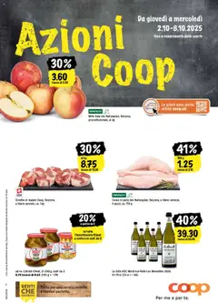 Coop Una settimana di azioni ab 02.10.2025 gültig