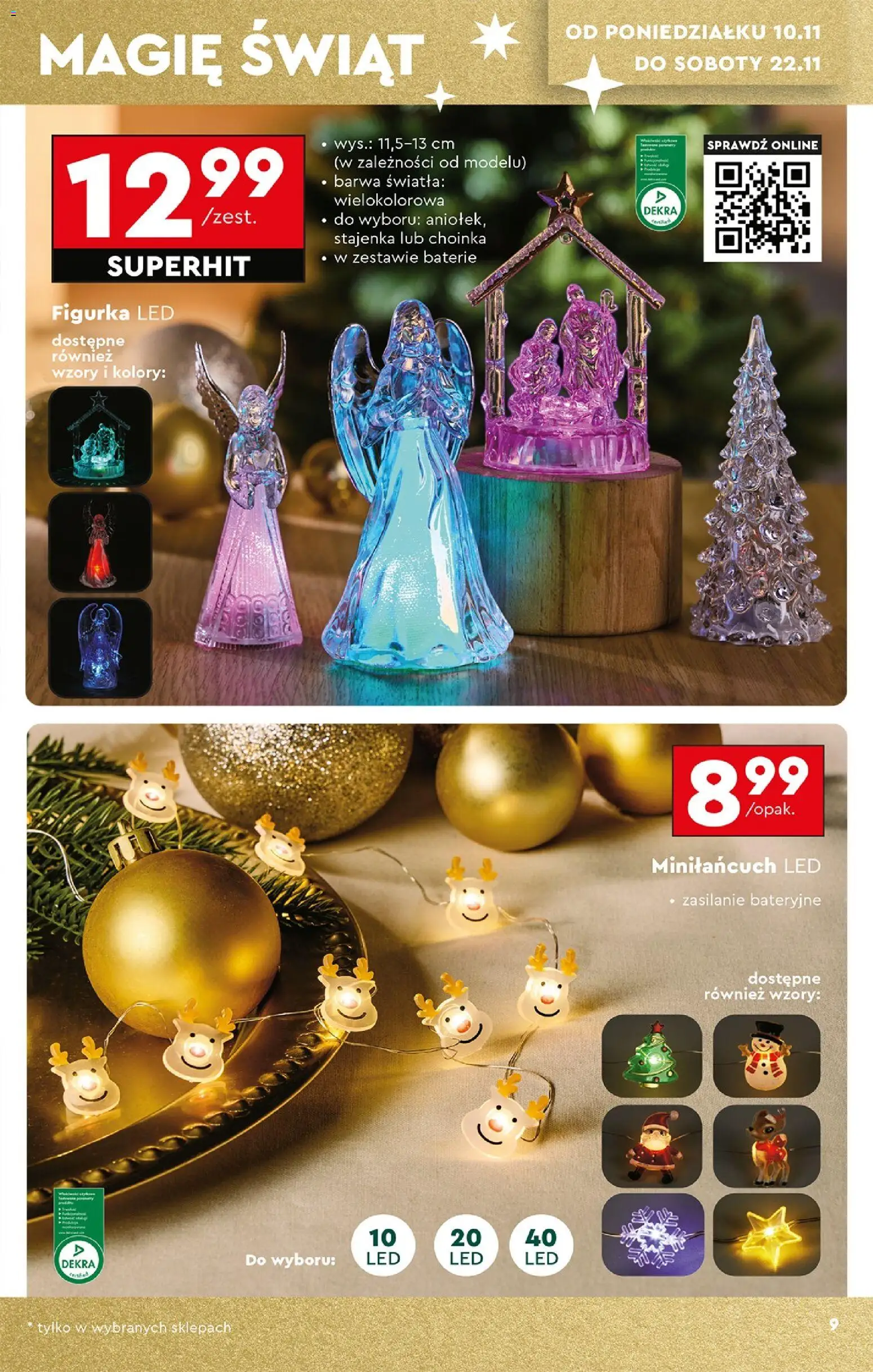 Biedronka gazetka - Hity i inspiracje od 10.11.2025 | Strona: 11 | Produkty: Choinka, Baterie