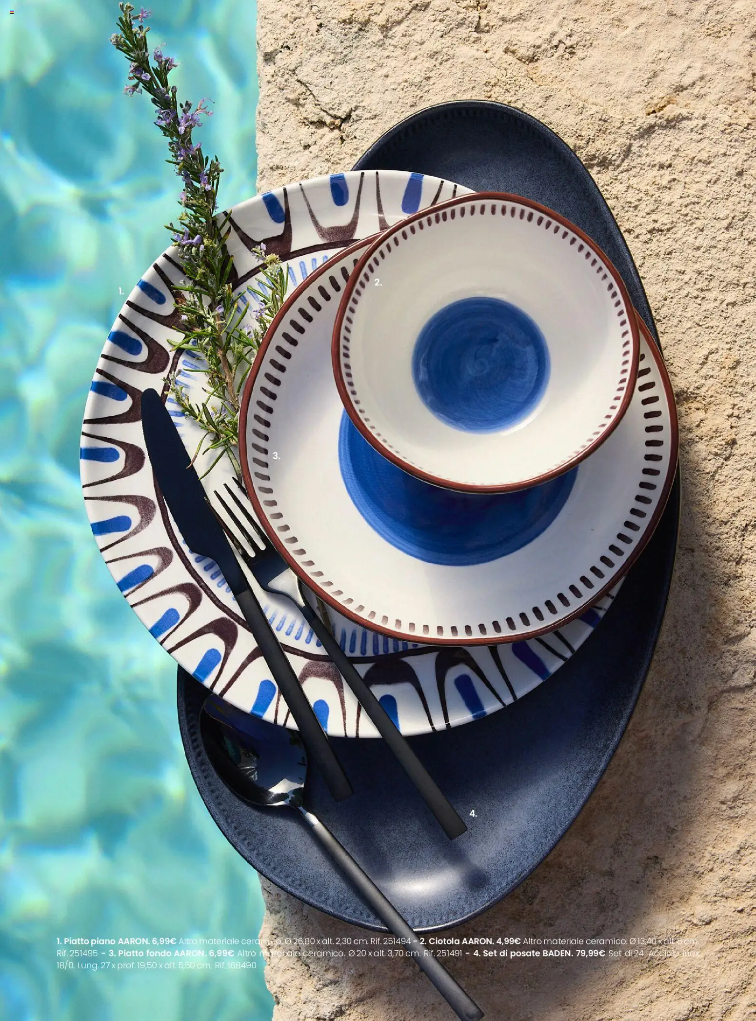 Volantino Maisons du Monde del 12.03.2026 | Pagina: 44 | Prodotti: Posate, Piatto, Ciotola