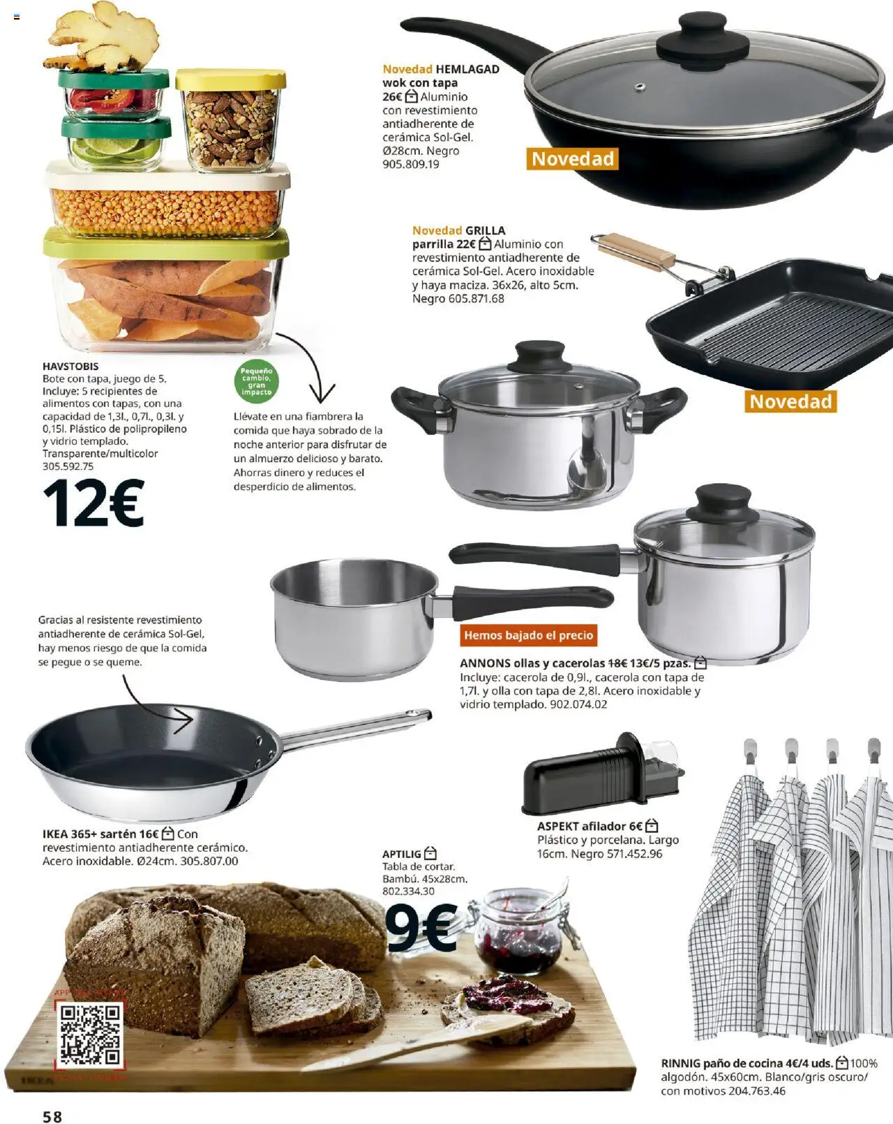 Catálogo IKEA Accesorios y decoración │ válido desde el 04.02.2025 | Página: 58 | Productos: Fiambrera, Cocina, Parrilla