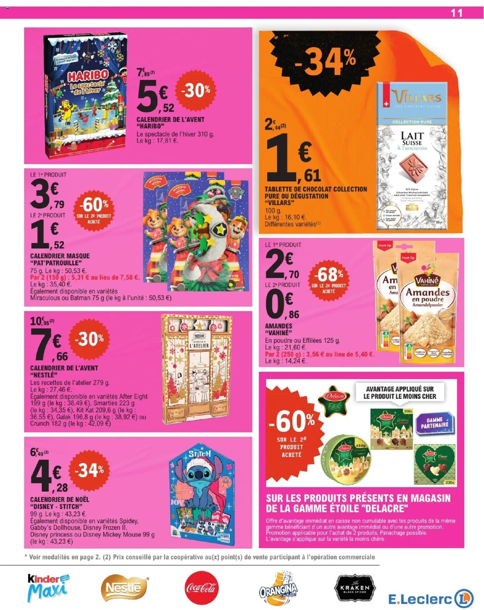 {H1} | Page: 11 | Produits: Calendrier, Calendrier de l'avent, Masque, Chocolat