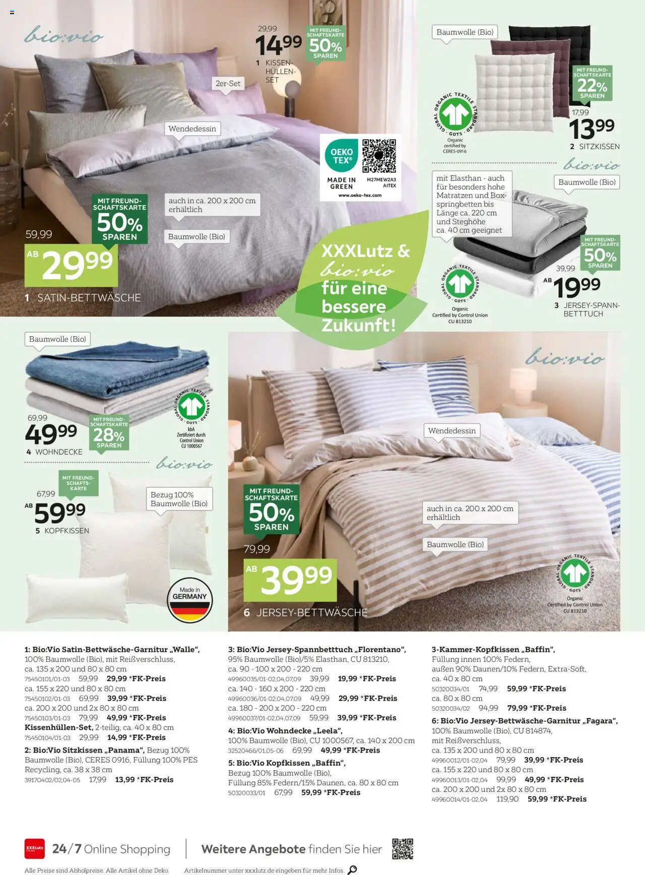 XXXL Lutz Schöner Einrichten – gültig ab 08.09.2025 | Seite: 2 | Produkte: Kissen, Box, Kopfkissen