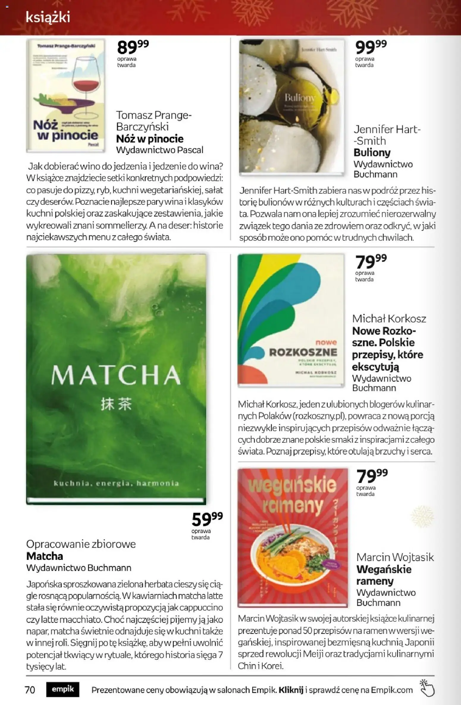 Empik promocje - Tom kultury Książki od 26.11.2025 | Strona: 70 | Produkty: Cappuccino, Książki, Wino, Herbata