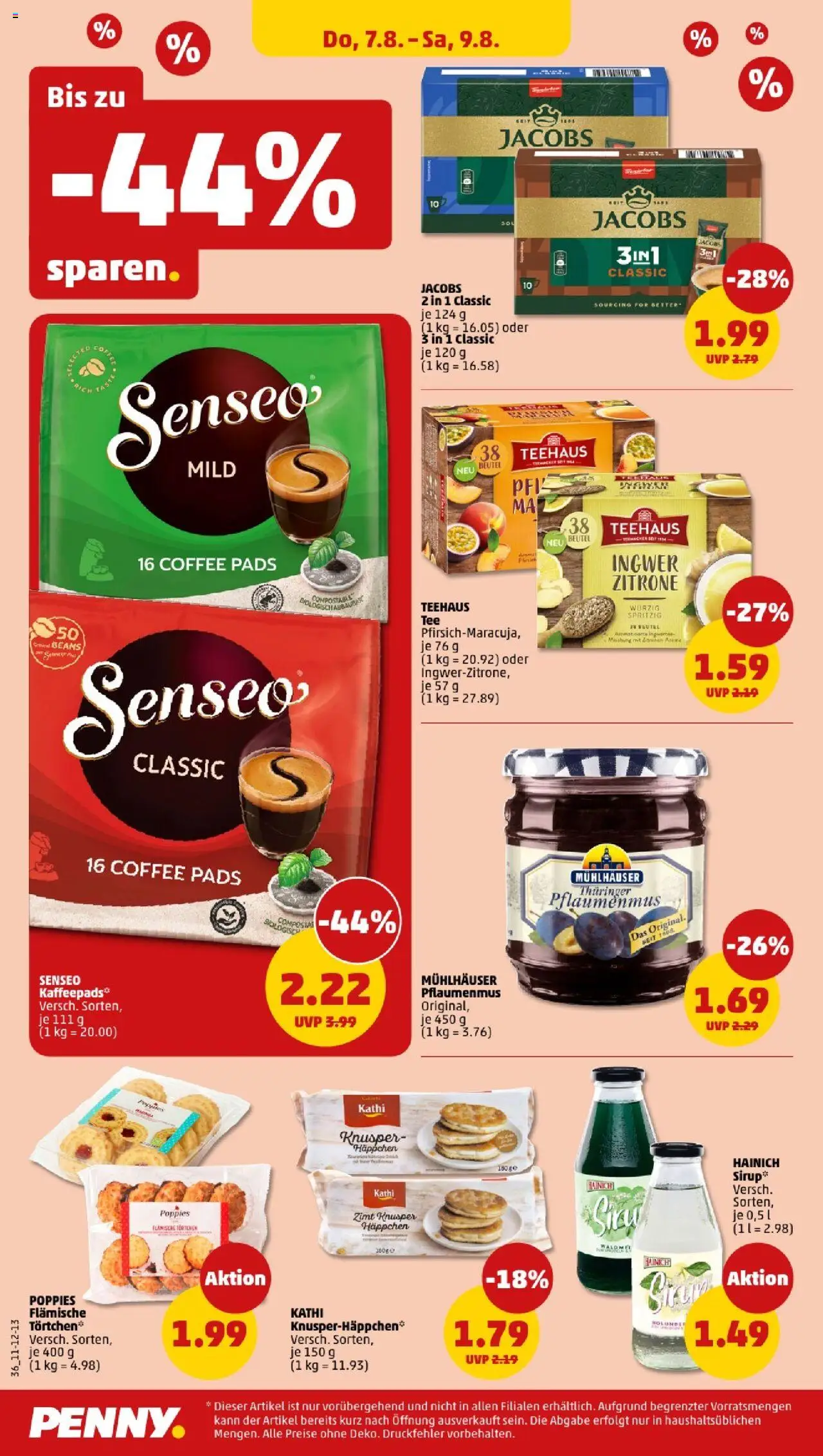 Penny - Sachsen-Anhalt - gültig ab dem 04.08.2025 | Seite: 36 | Produkte: Senseo, Zitrone, Zitronen