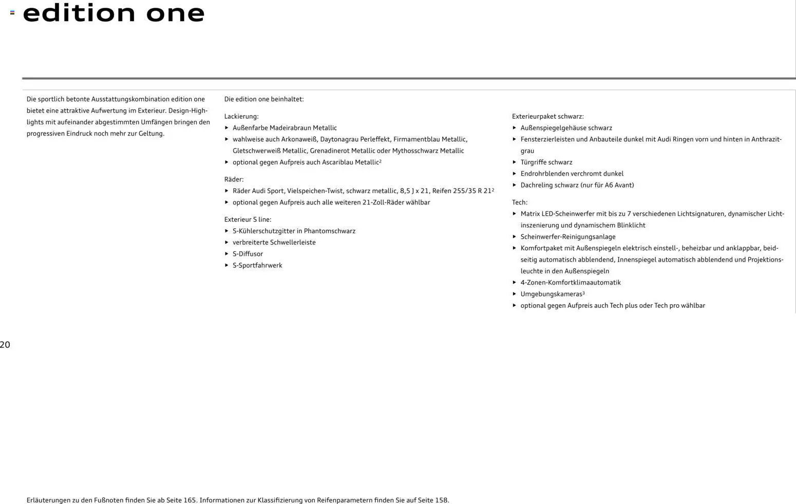 Audi A6 – gültig ab 28.10.2025 | Seite: 20