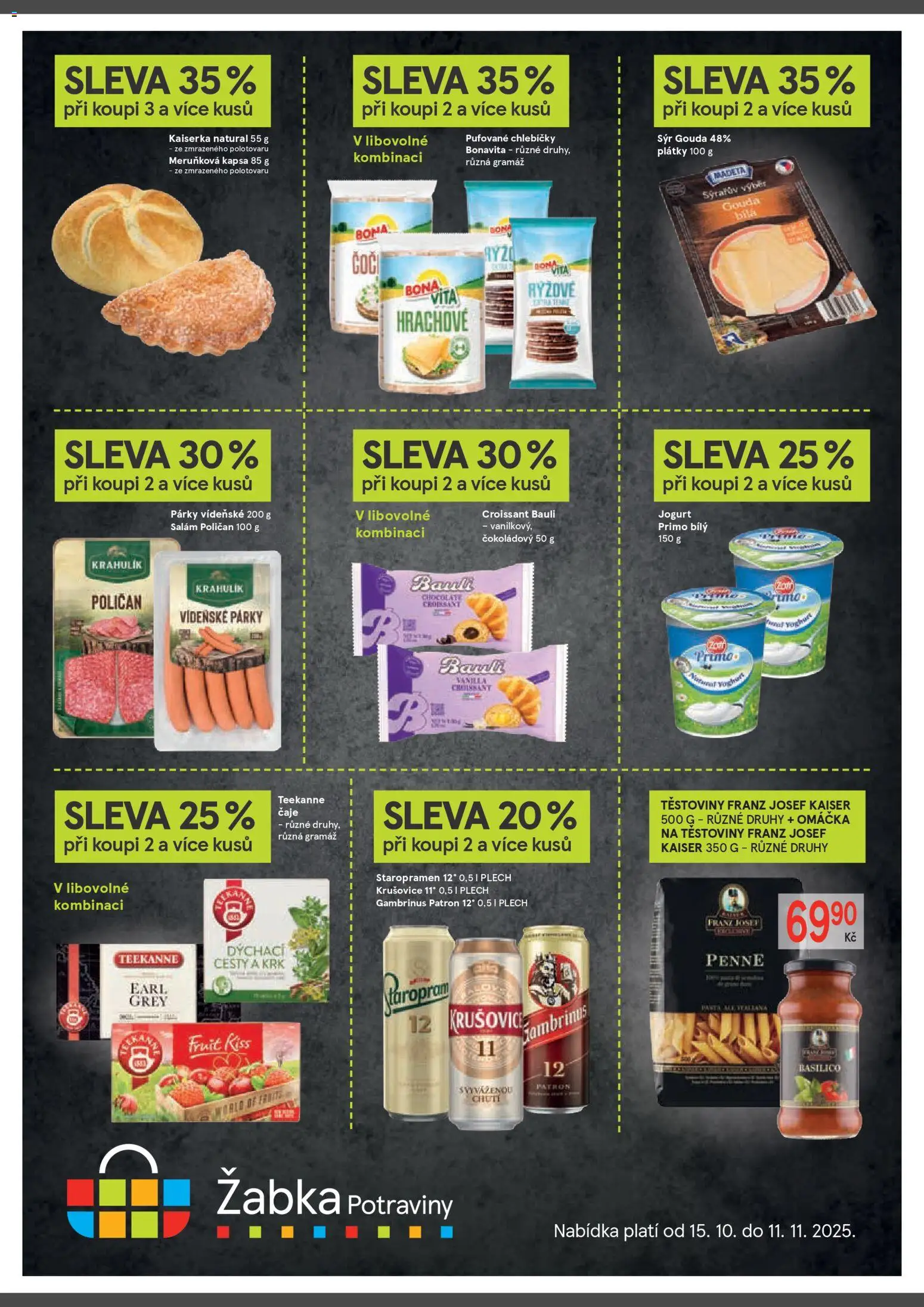 Žabka leták od 29.10.2025 | Strana: 3 | Produkty: Sýr, Párky, Plech, Gambrinus