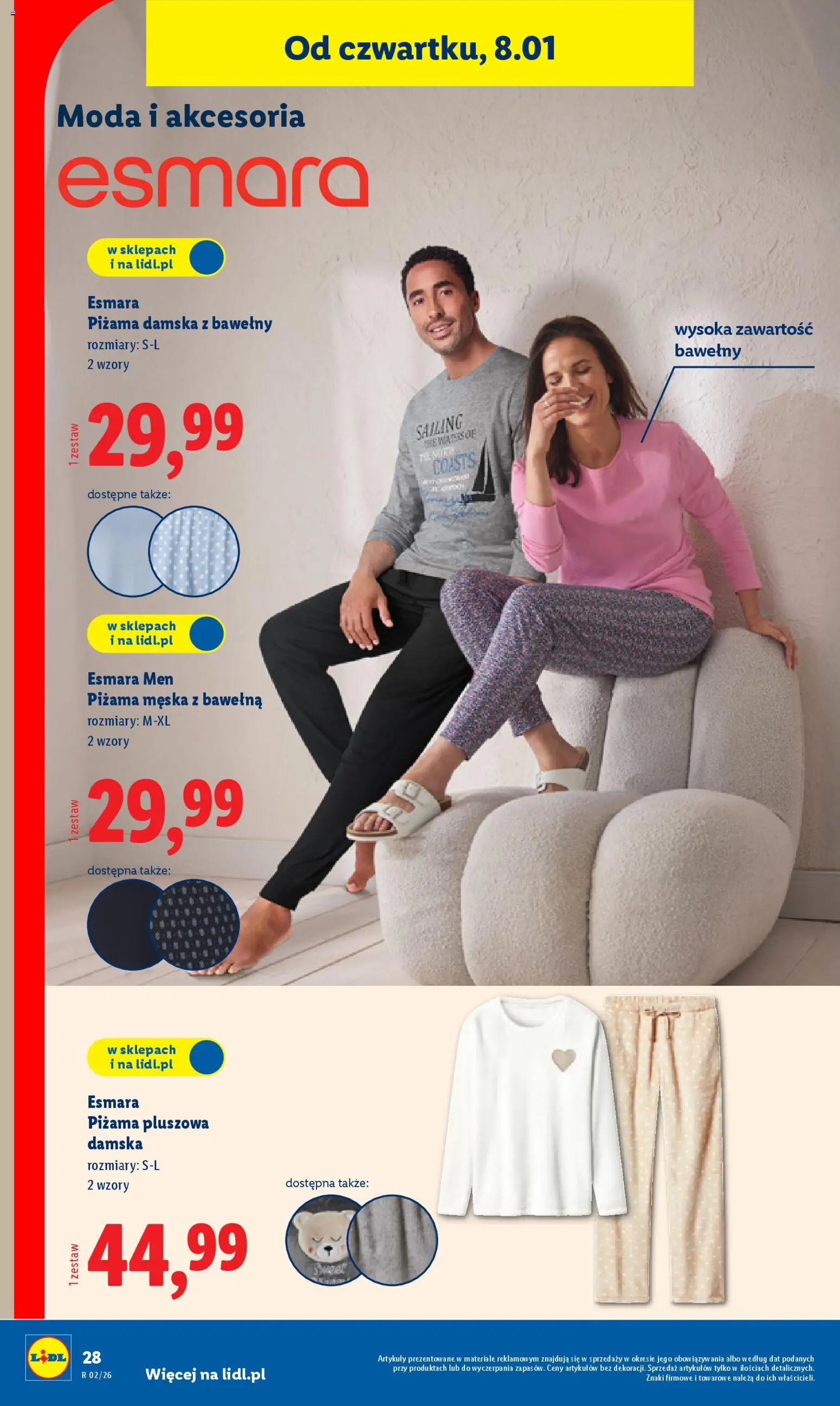 Lidl Katalog od 05.01.2026 | Strona: 32 | Produkty: Piżama