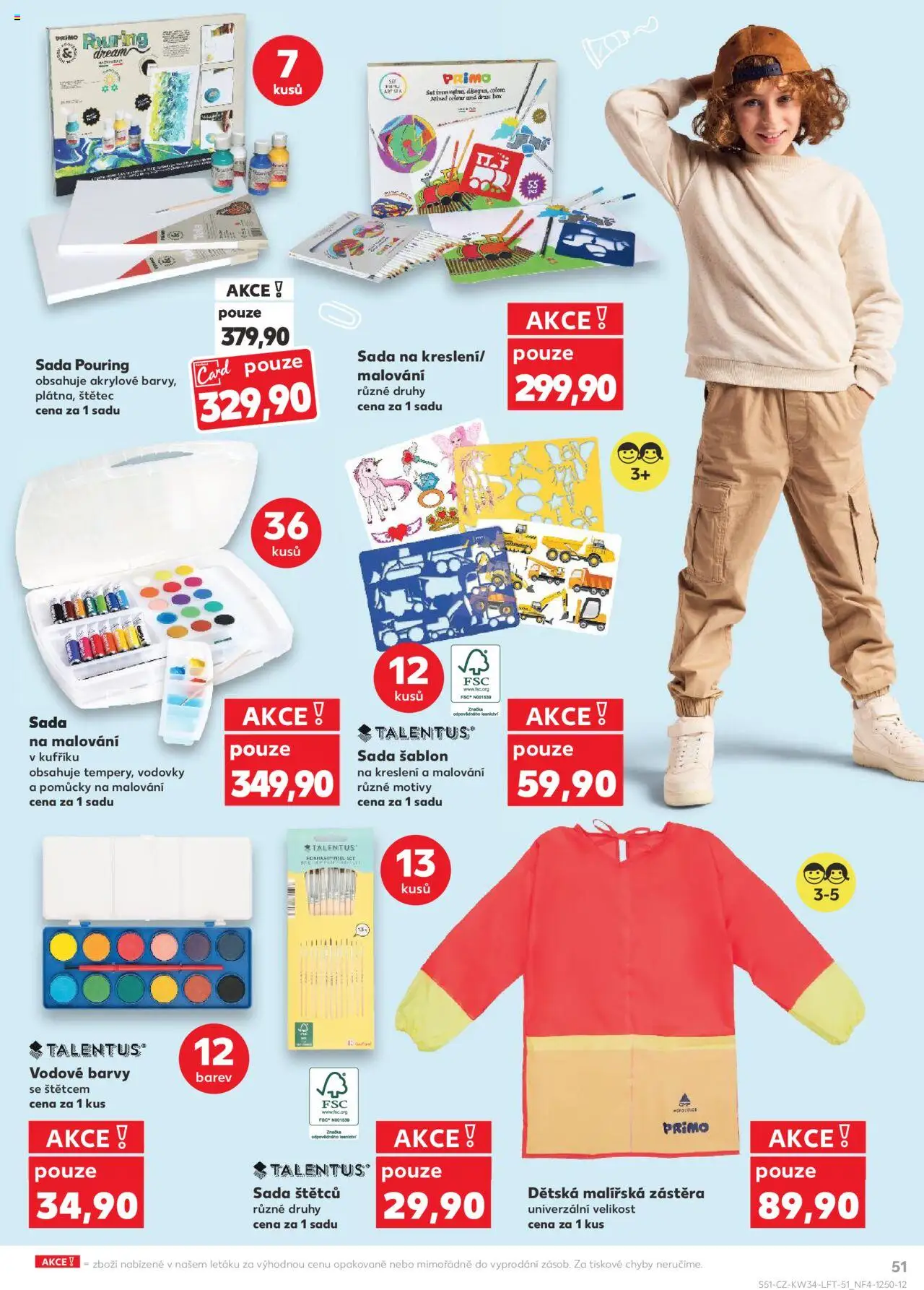 Kaufland leták - Brno od 20.08.2025 | Strana: 51 | Produkty: Vodovky, Zástěra, Barvy, Štětec