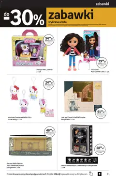 Pogląd oferty "Empik Black Friday" - ważna od 29.10.2025 | Strona: 81 | Produkty: Lalka