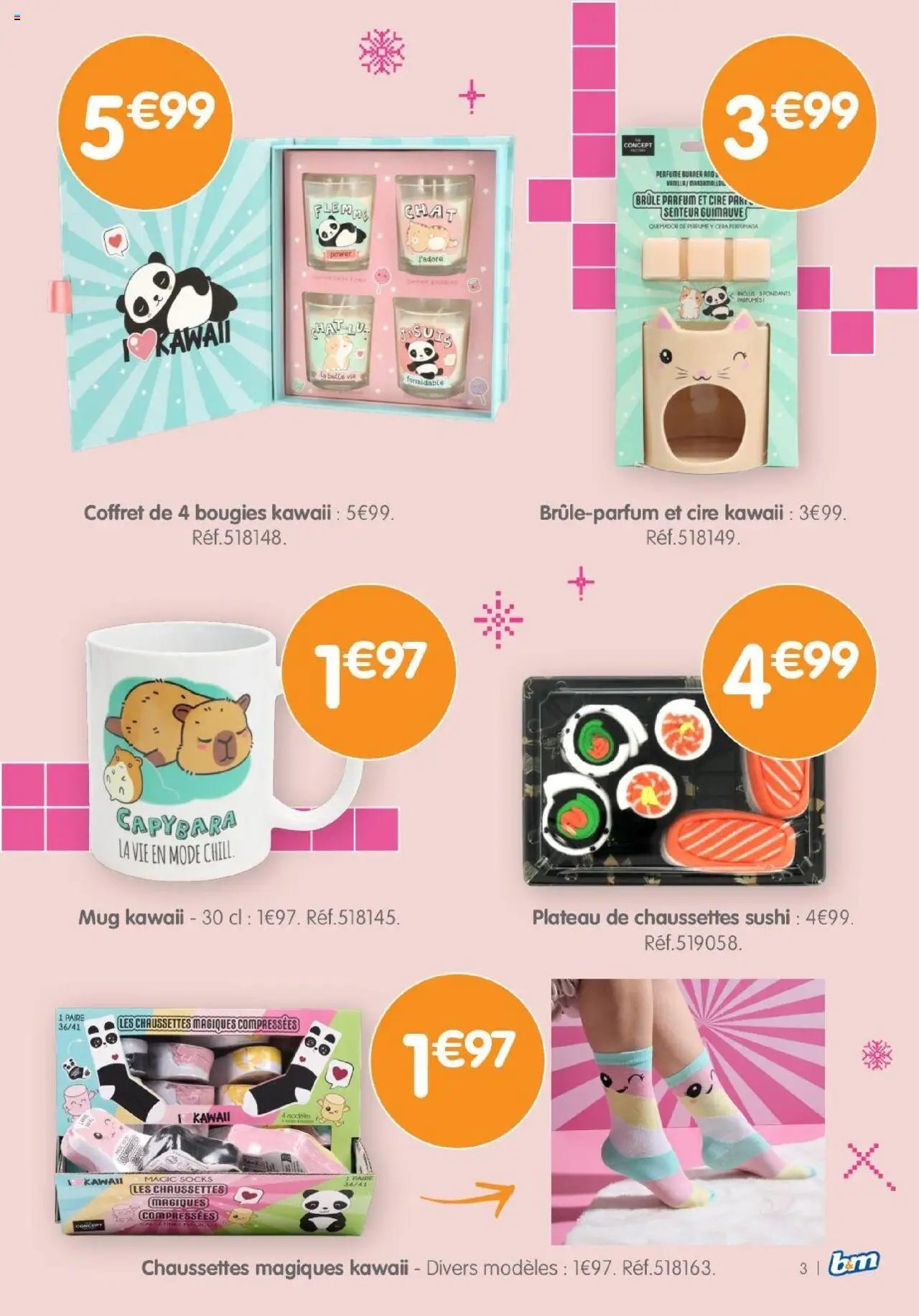 {H1} | Page: 3 | Produits: Cire, Plateau, Parfum, Sushi