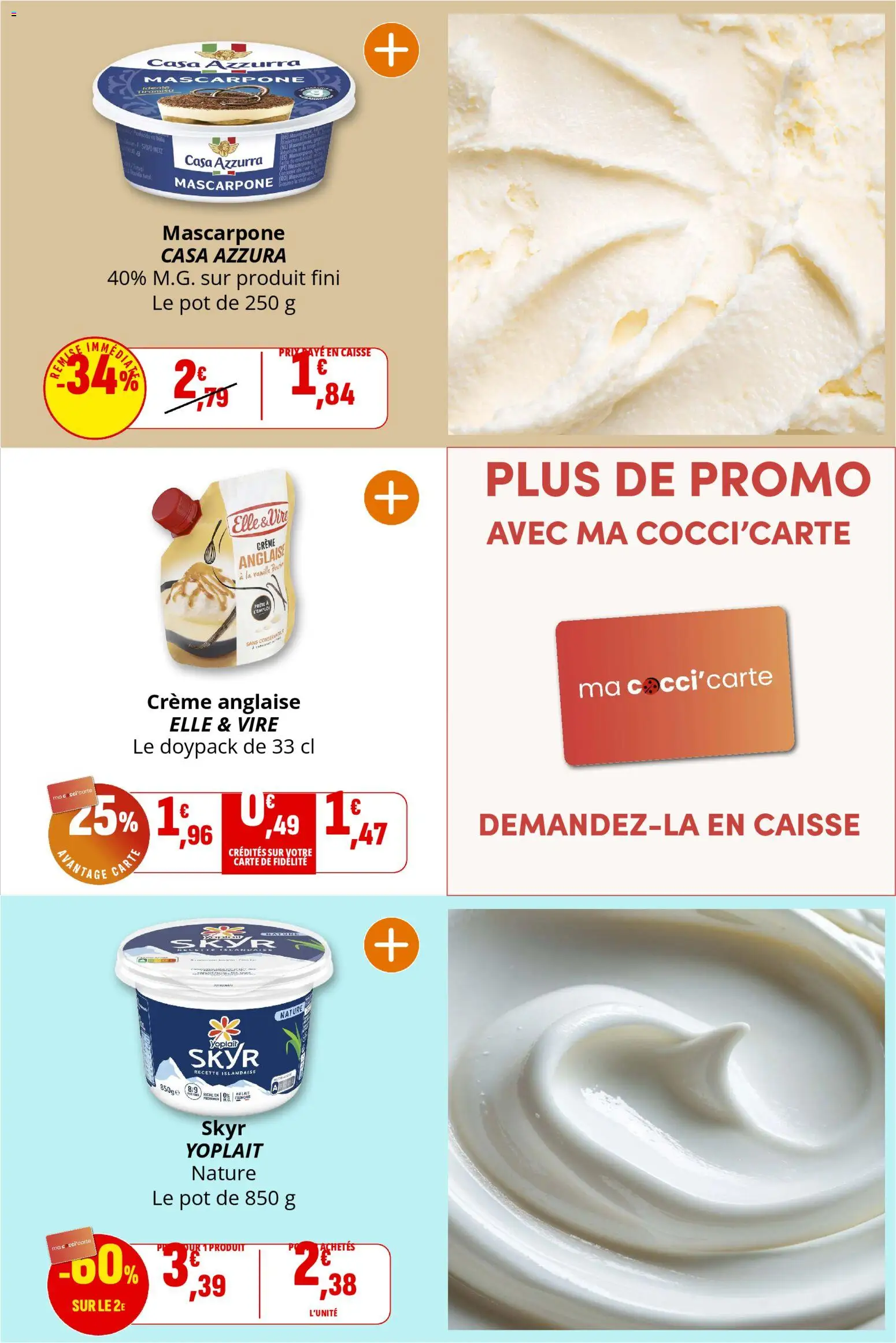 {H1} | Page: 36 | Produits: Crème anglaise, Mascarpone, Skyr, Crème
