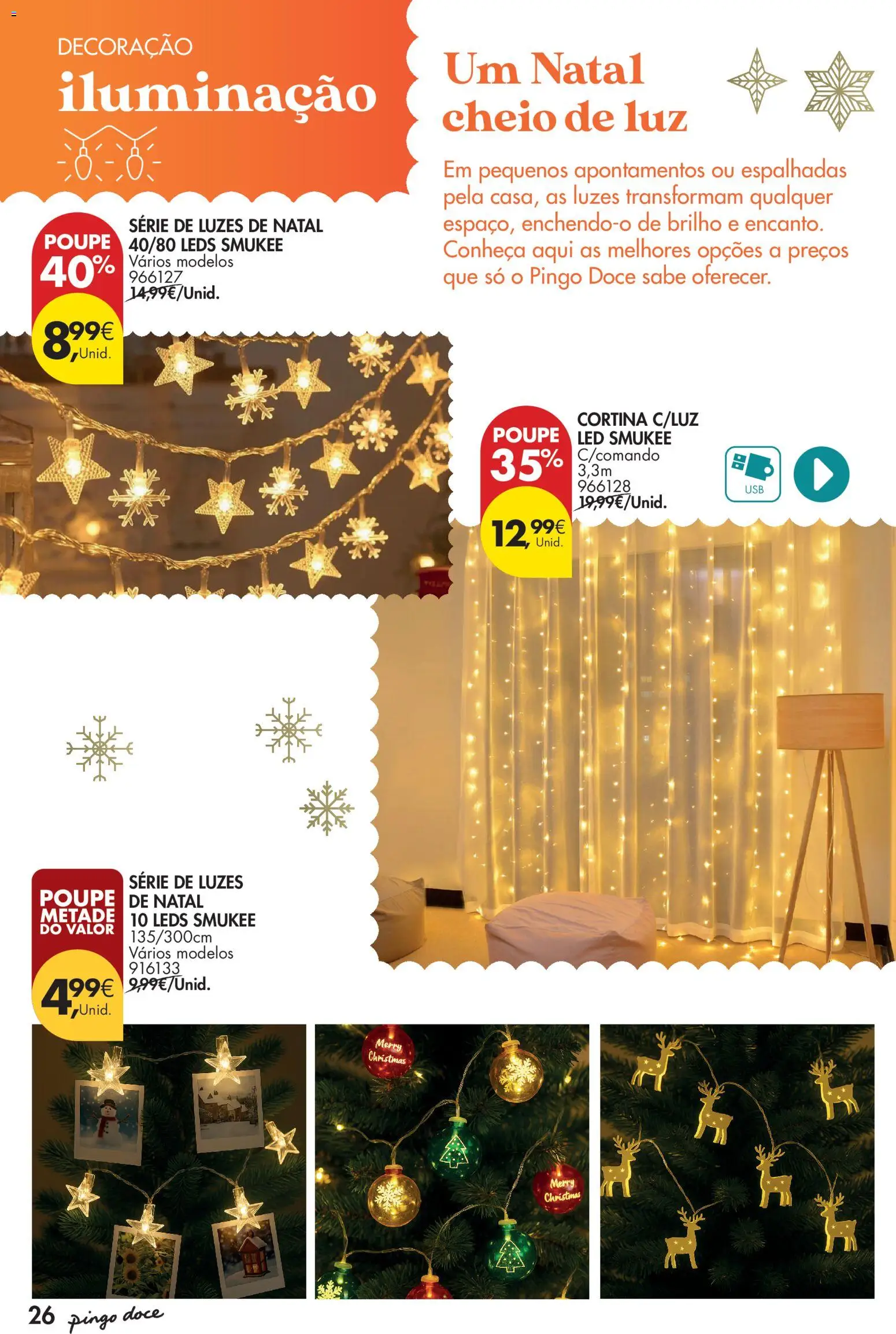 Pingo Doce - Natal │ válido de 11.11.2025 | Página: 26 | Produtos: Cortina