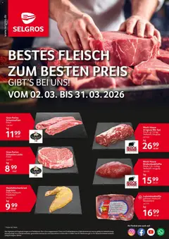 Selgros Bestes Fleisch ab 02.03.2026 gültig
