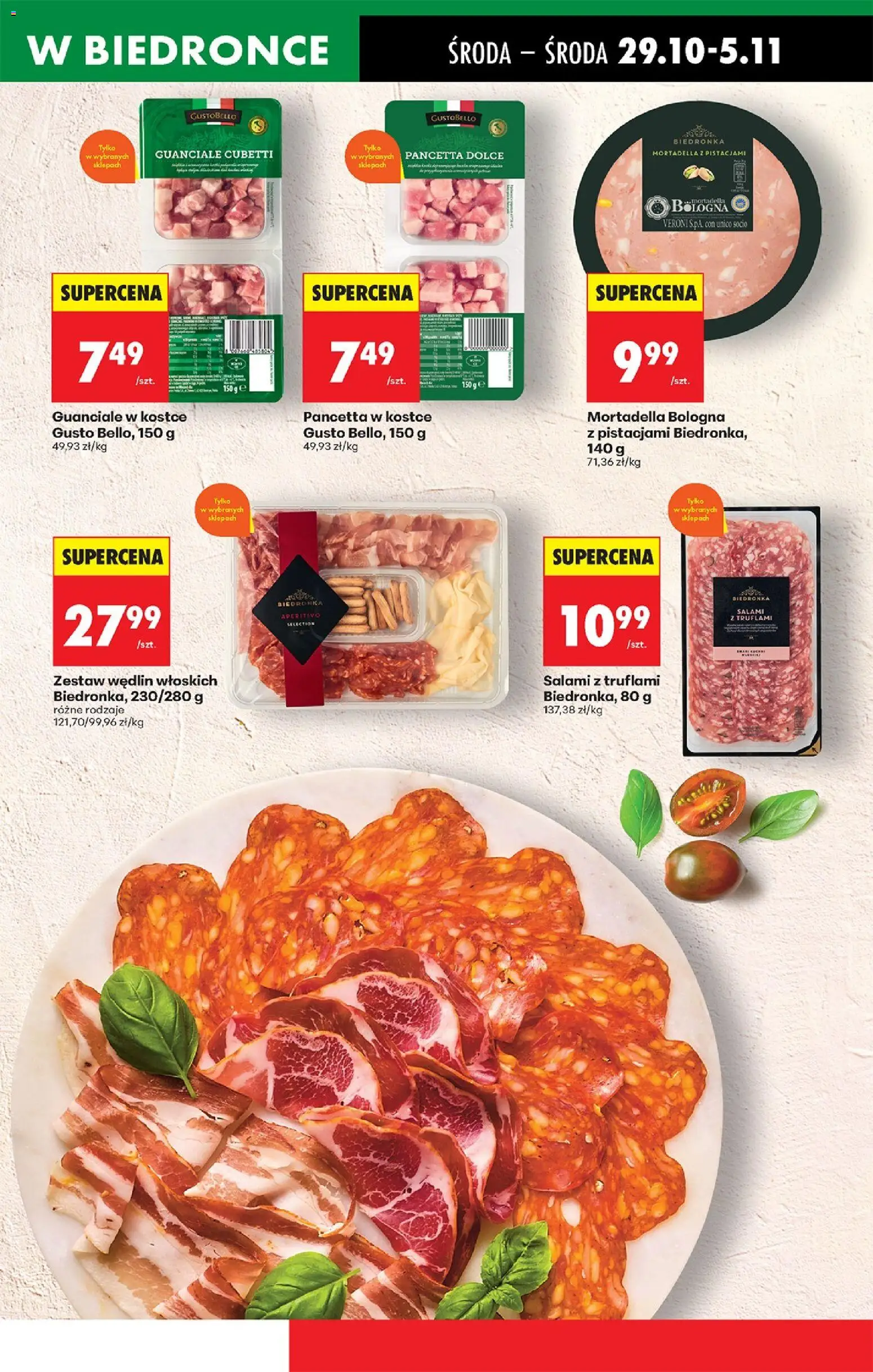 Biedronka gazetka - Oferta w tym tygodniu od 29.10.2025 | Strona: 41 | Produkty: Salami