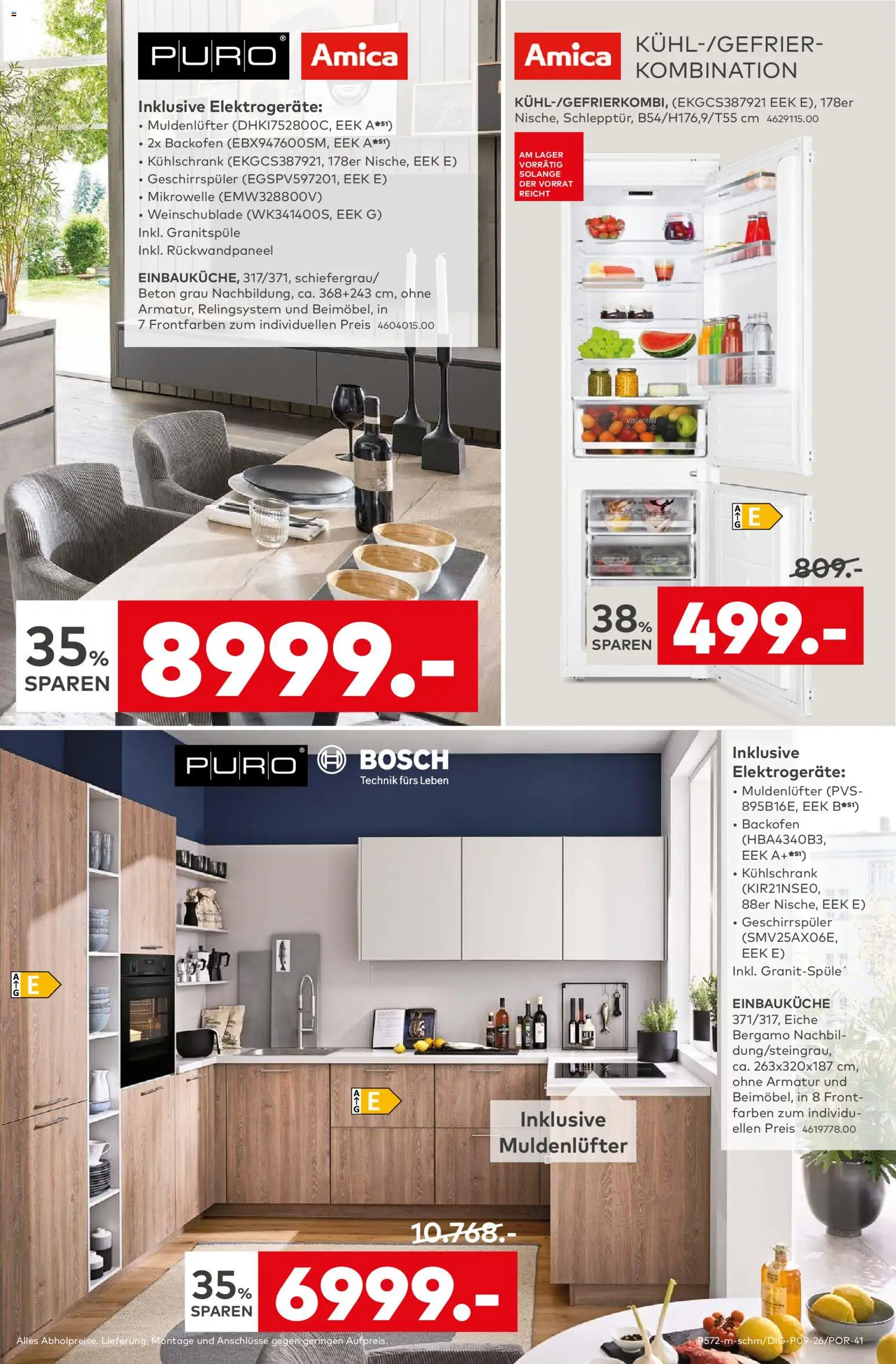 Porta! Küchentester gesucht: Jetzt Traumküche zum halben Preis und weitere Vorteile sichern - Bad Vilbel-Dortelweil – gültig ab 15.02.2026 | Seite: 5 | Produkte: Bosch, Mikrowelle, Geschirrspüler, Kühlschrank