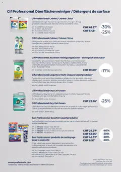 Aligro Aktionen Diversey Schlieren, Gossau SG, Frauenfeld, Rapperswil-Jona, Sargans, Bern, Brüttisellen, Pratteln, Emmen, Spreitenbach ab 13.08.2025 | Seite: 4