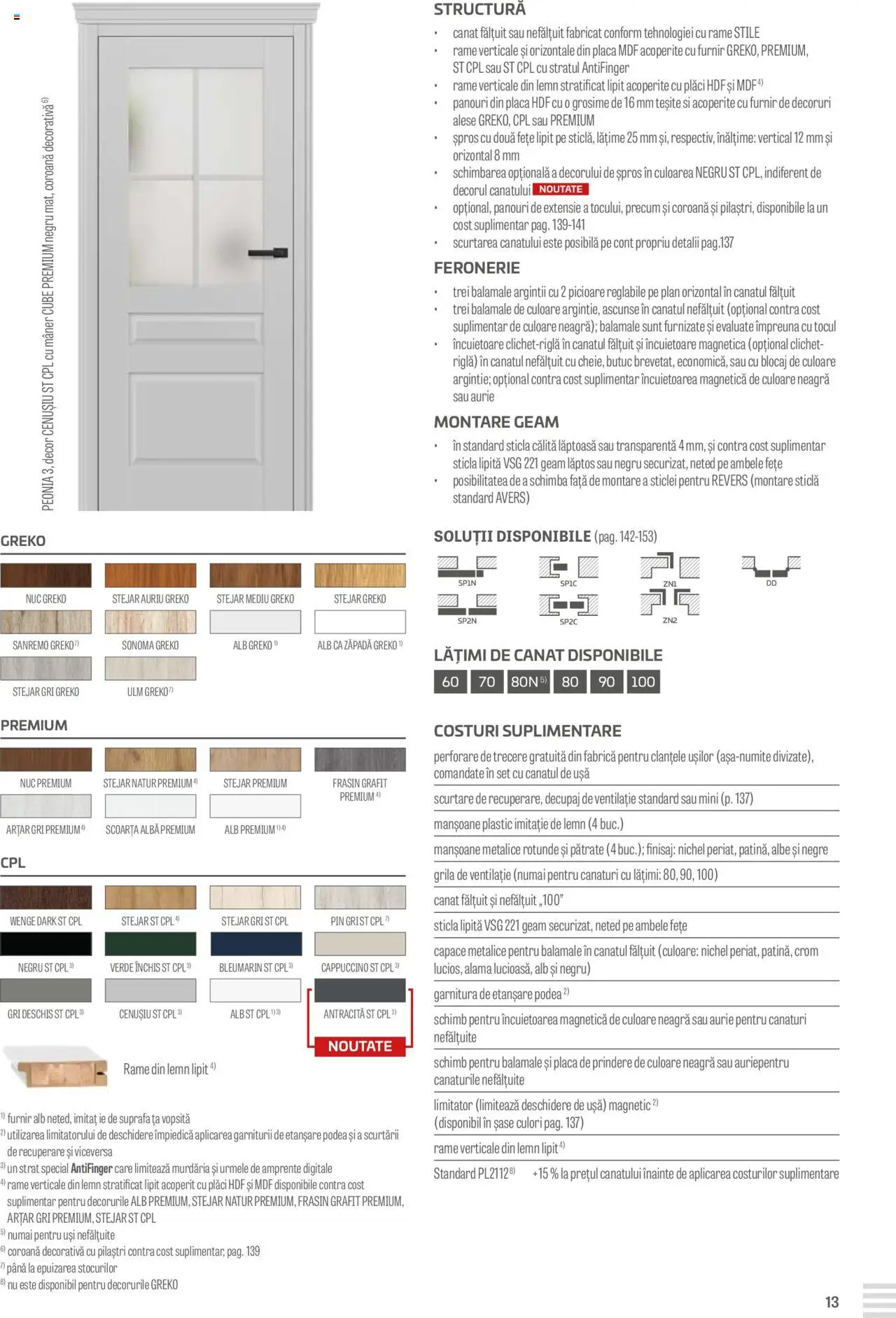 Proges catalog - Erkado – valabil de la 23.08.2024 | Pagină: 13 | Produse: Mâner, Ușă