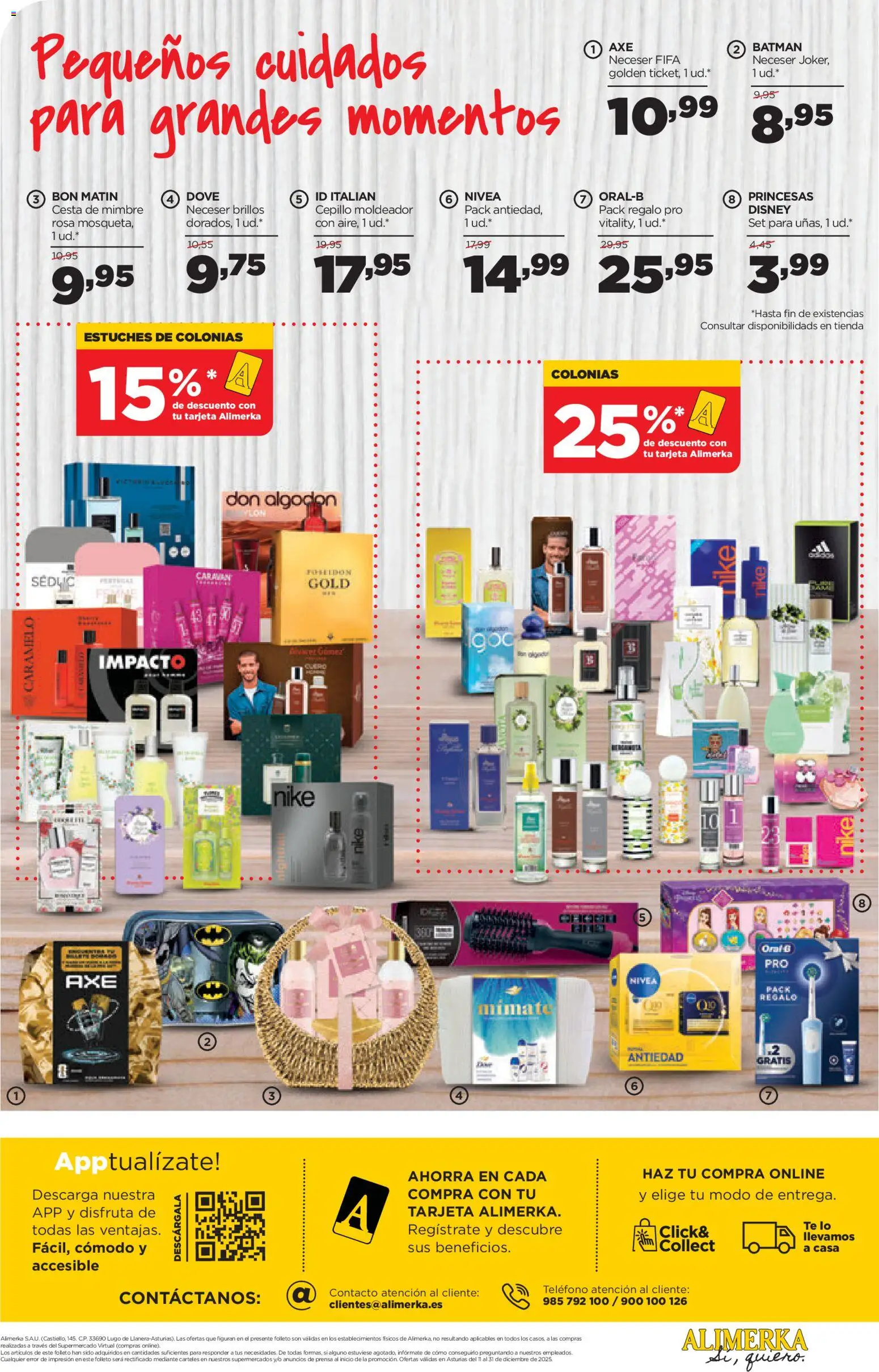 Alimerka folleto Asturias │ válido desde el 11.12.2025 | Página: 46 | Productos: Cepillo, Té, Prensa, Cesta