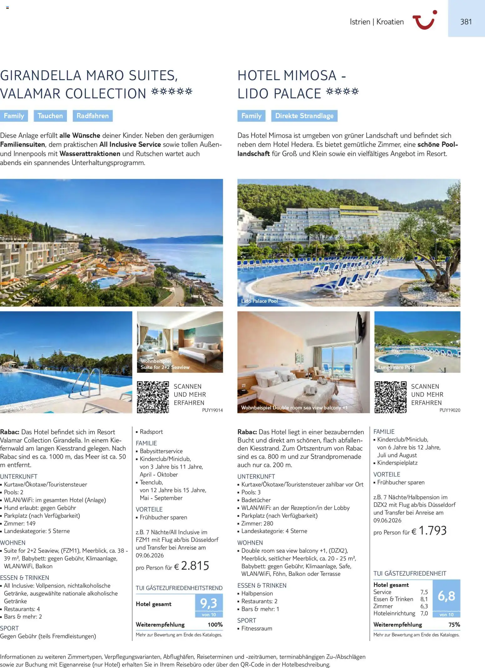 Aida  Südeuropa & Nordafrika 2026/27 – gültig ab 01.01.2026 | Seite: 381 | Produkte: Babybett