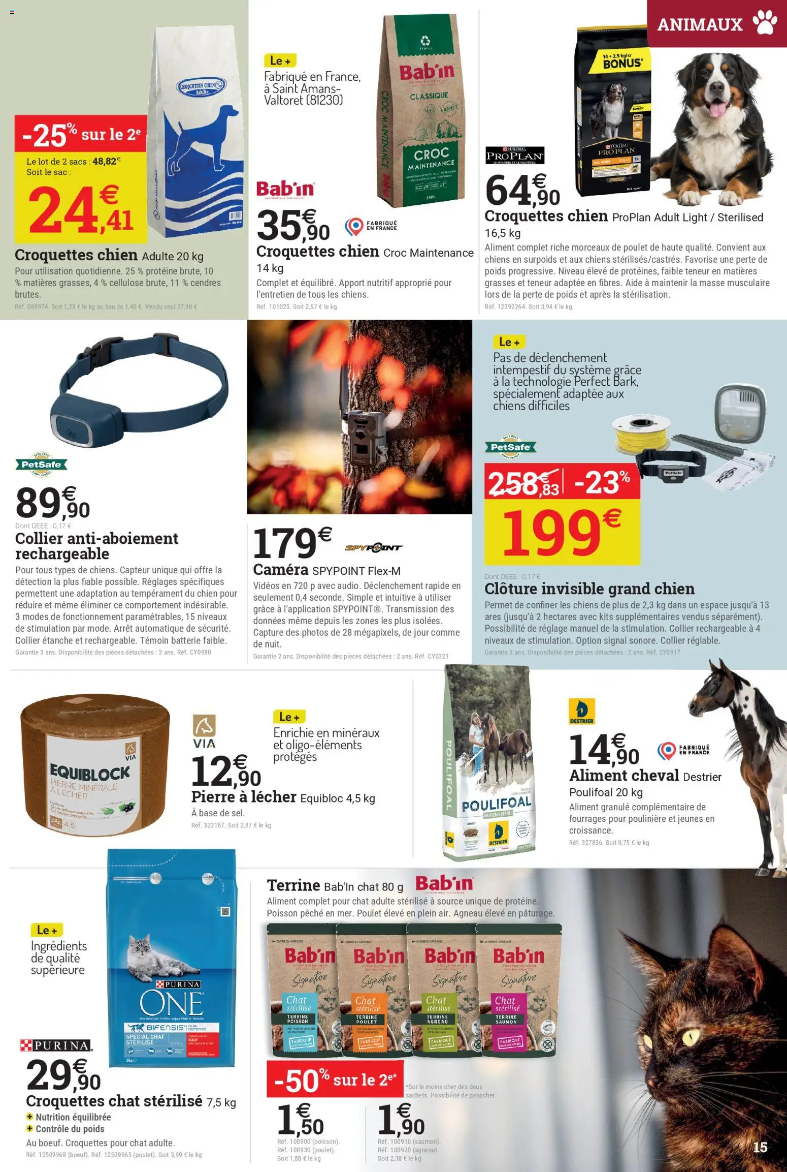 {H1} | Page: 15 | Produits: Pêche, Batterie, Caméra, Poisson