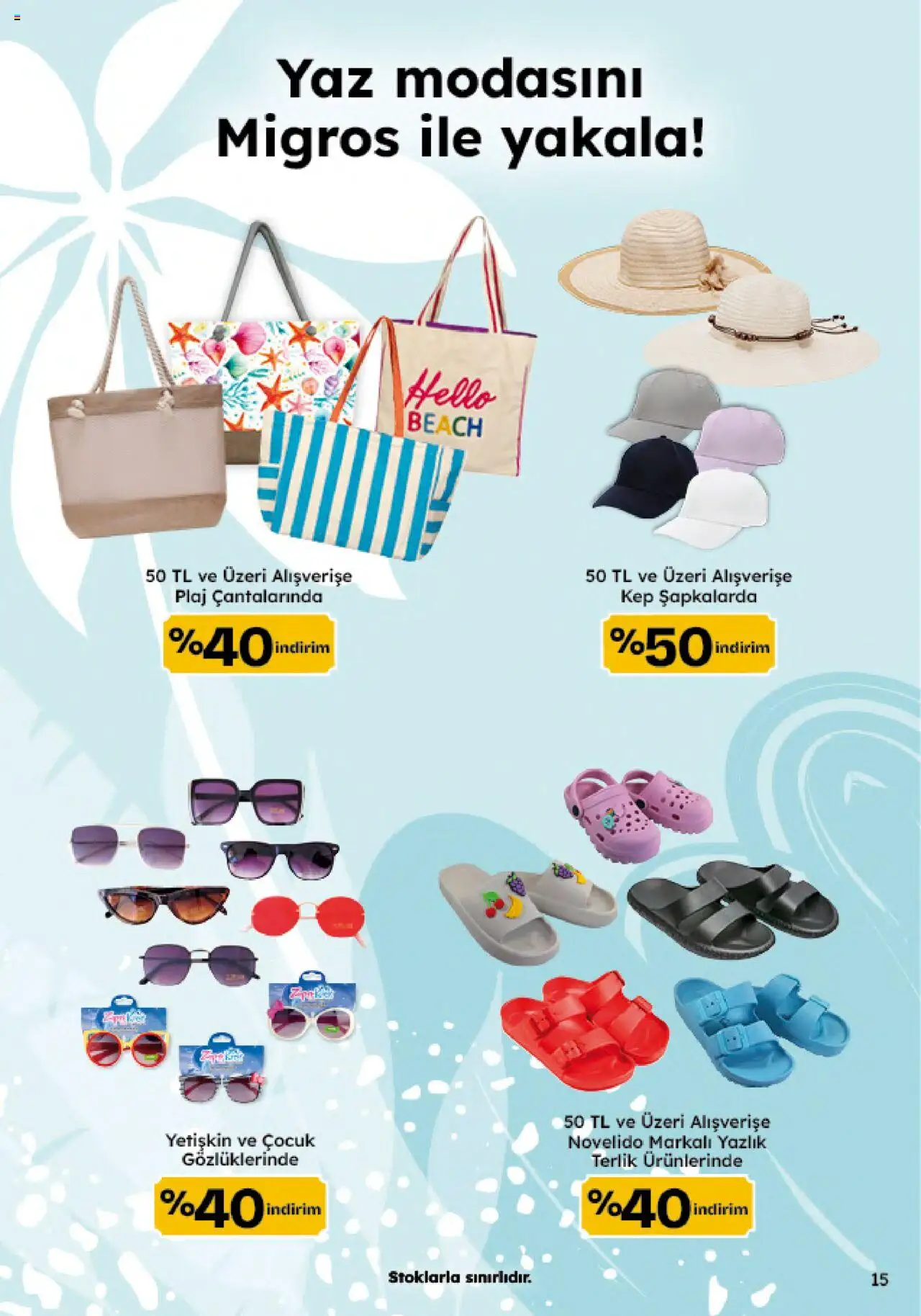 Migros Katalog - 5M Migroskop Dijital - 07.08.2025 tarihinden itibaren geçerlidir | Sayfa: 105 | Ürünler: Terlik, Kep