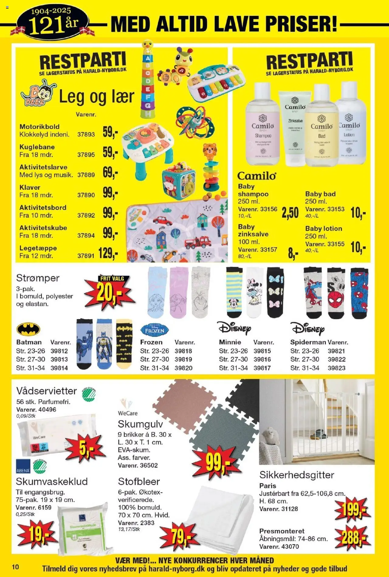 Harald Nyborg tilbudsavis – gyldig fra 09.10.2025 | Side: 12 | Produkter: Shampoo, Strømper, Bad
