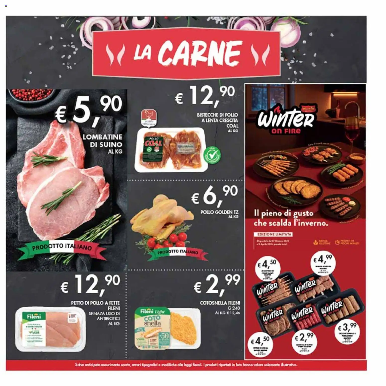 Volantino Coal del 14.11.2025 | Pagina: 5 | Prodotti: Petto di Pollo, Pollo, Suino