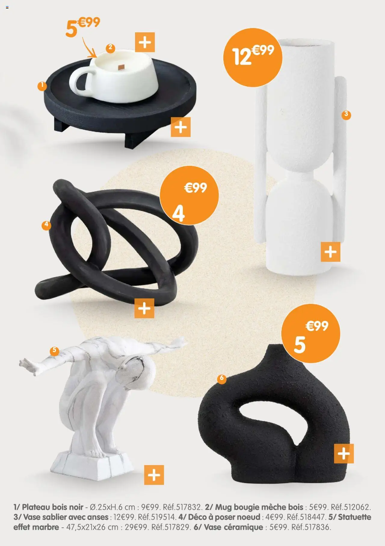 {H1} | Page: 19 | Produits: Plateau, Vase