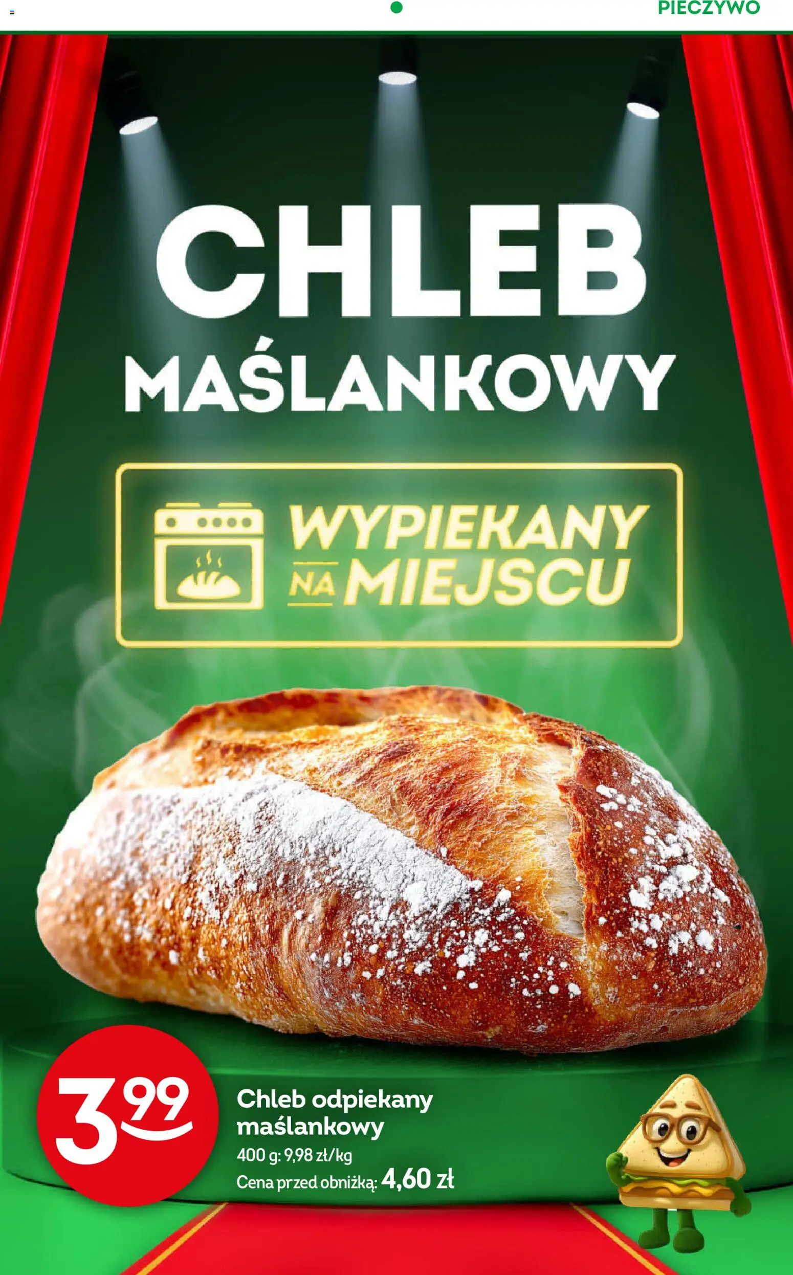 Żabka Gazetka - Codzienne produkty od 19.11.2025 | Strona: 4 | Produkty: Pieczywo, Chleb