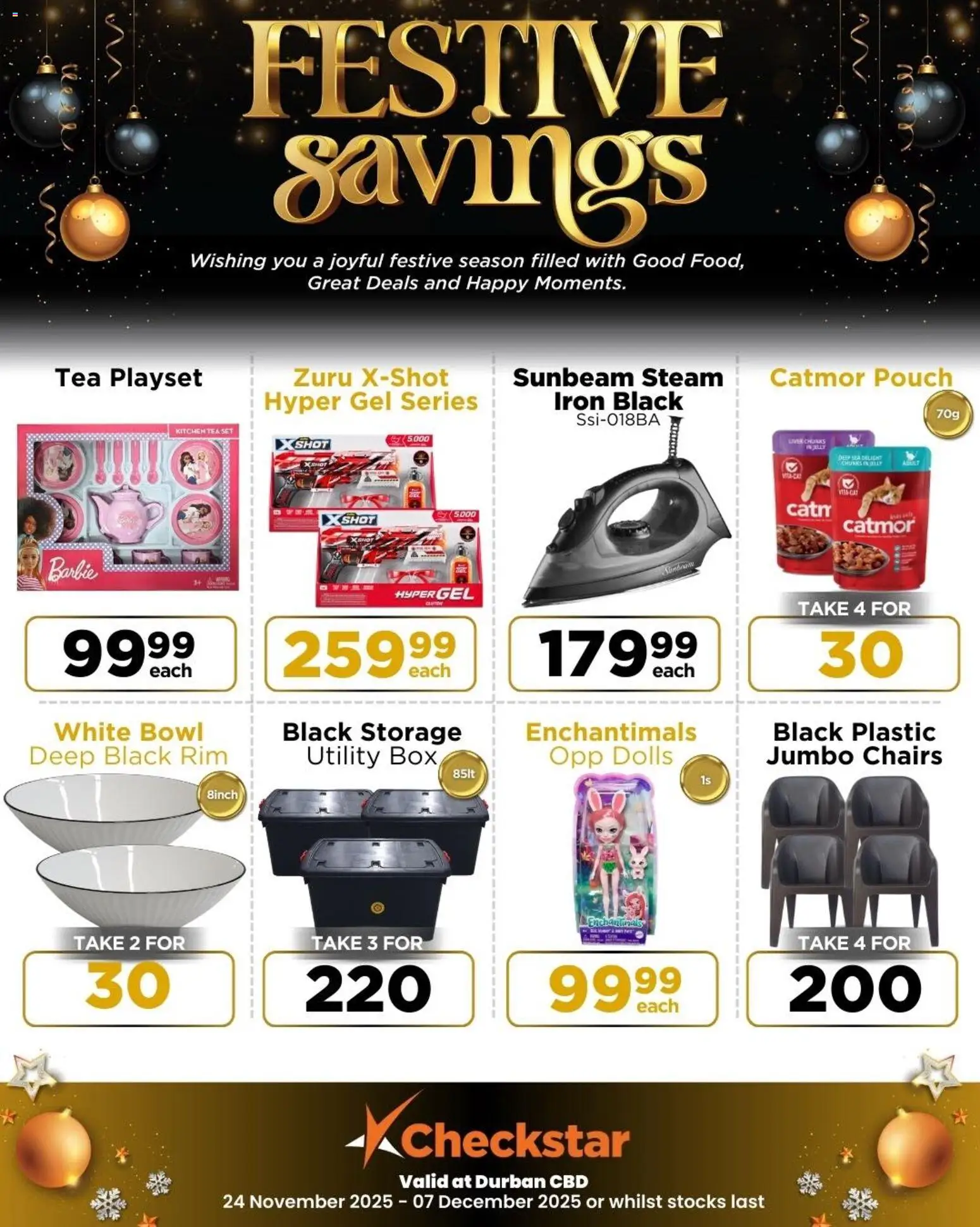 New Check Star catalogue – valid from 24.11.2025 | Page: 10 | Products: Playset, Iron, Box, Tea