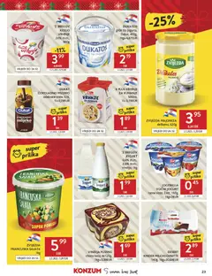 VINDIJA PUDING choco-loco, choco-loco, 4x125g - Pregled kataloga iz trgovine Konzum, vrijedi od 10.12.2025 | Stranica: 23