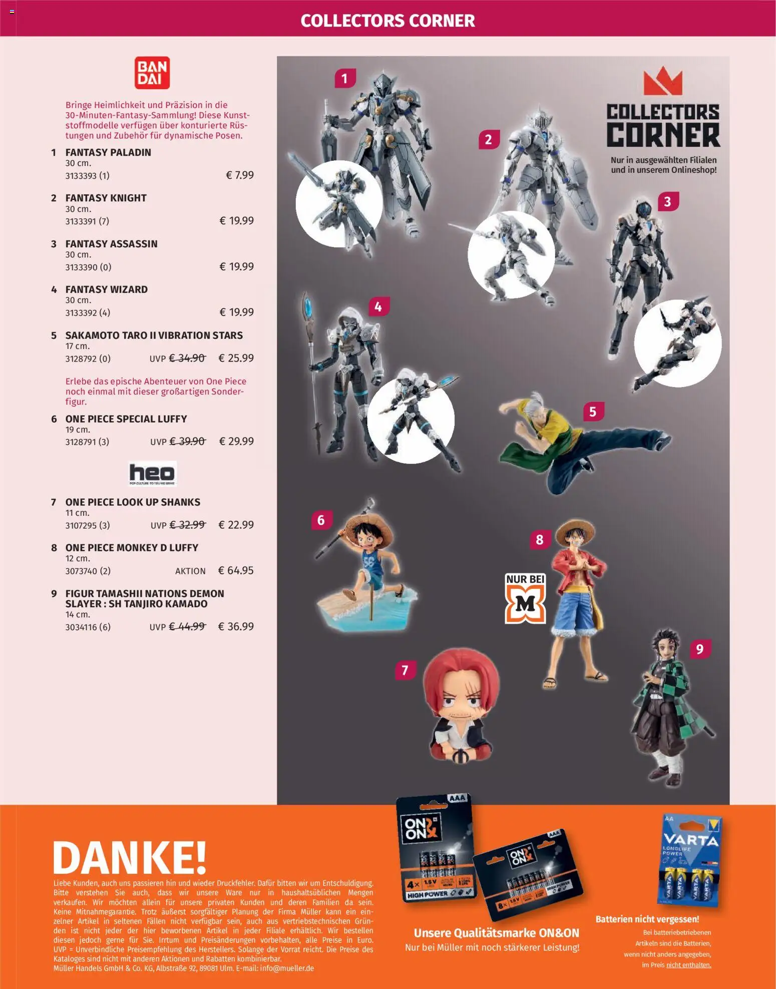 Müller Spielwarenkatalog – gültig ab 27.10.2025 | Seite: 253 | Produkte: Batterien