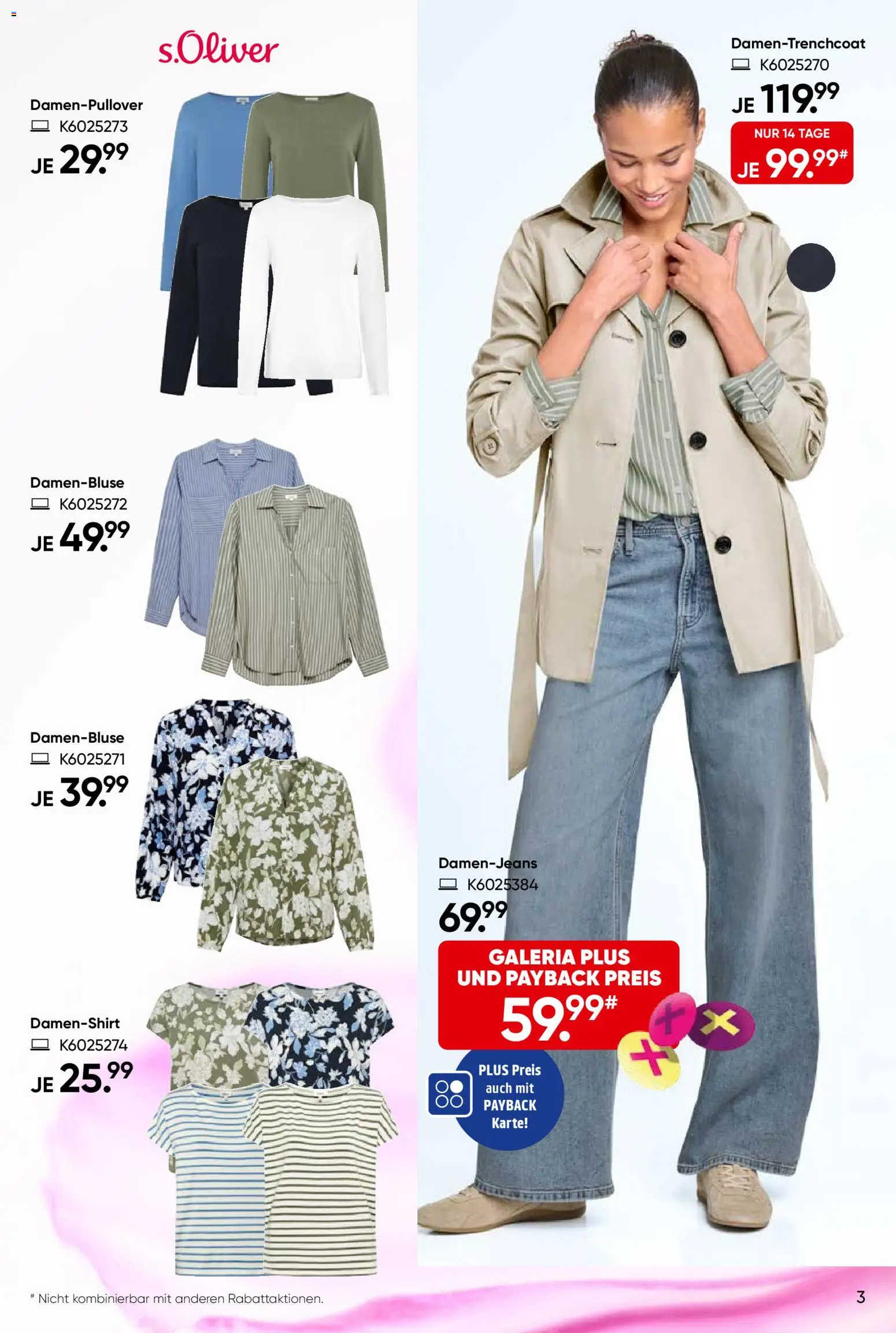 Galeria Karstadt Kaufhof Prospekt 	 – gültig ab 18.03.2026 | Seite: 3