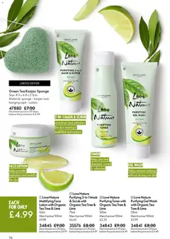 Preview of Oriflame - Offers valid from 04.03.2026 | Page: 96 | Products: Mask, Tea, Toner