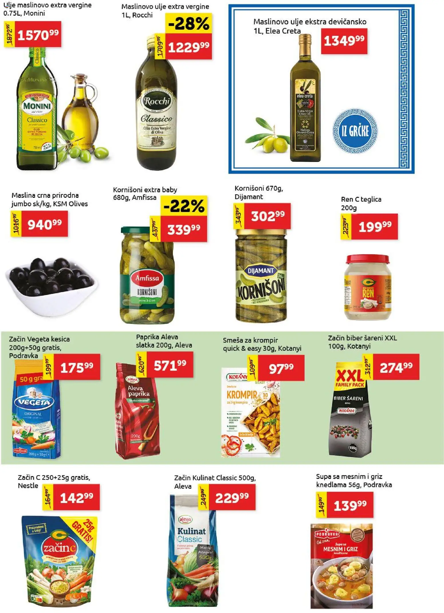 SuperVERO katalog - važi od 08.01.2026 | Strana: 9 | Proizvode: Monini, Paprika, Kornišoni, Podravka