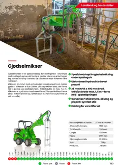 Forhåndsvisning av Felleskjøpet Avant maskiner og redskap gyldig fra 01.05.2025 | Side: 163 | Produkter: Kobling
