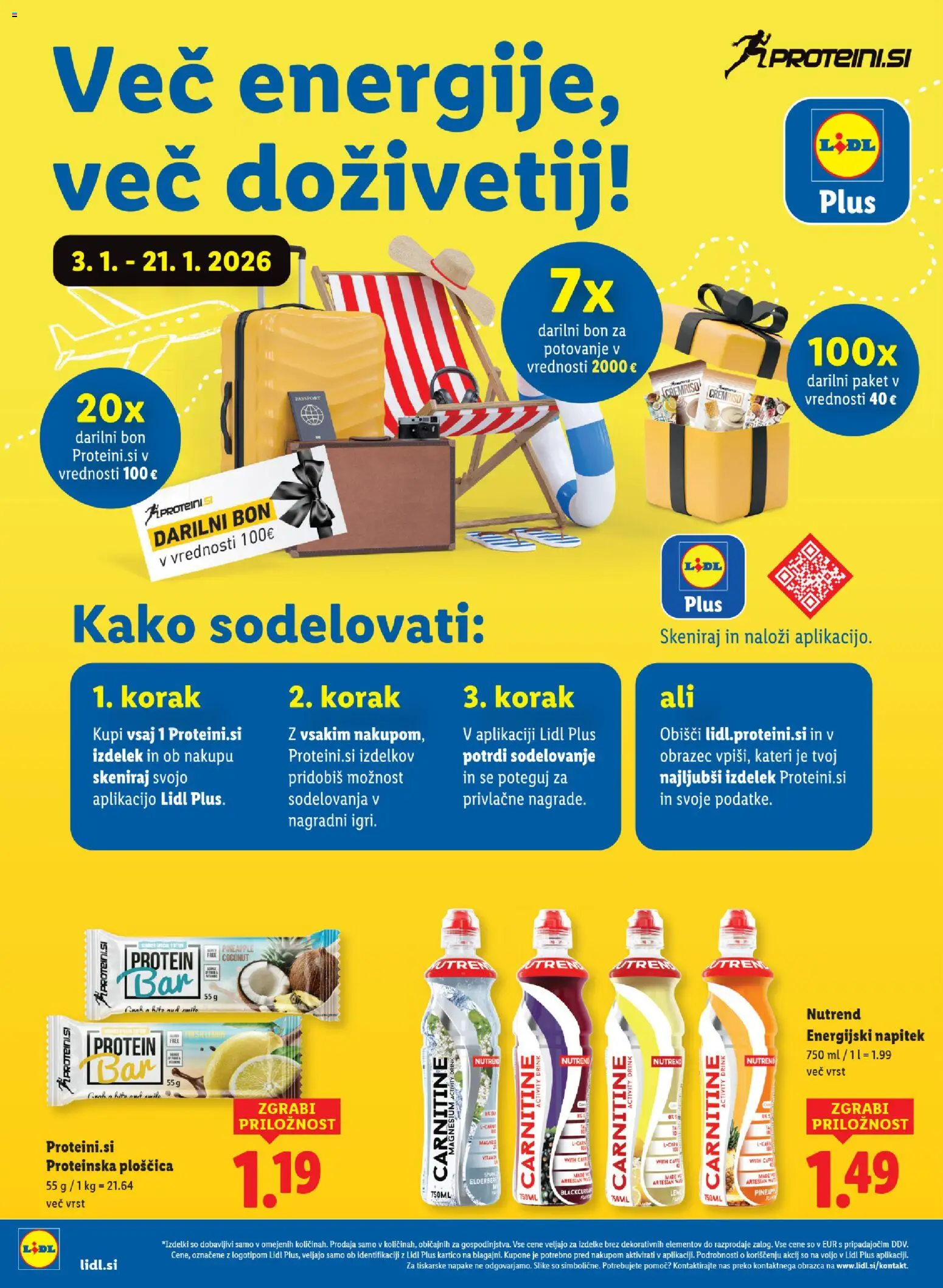 Novi Lidl katalog ponudbe – veljaven od 30.12.2025 | Stran: 10 | Izdelki: Energijski napitek