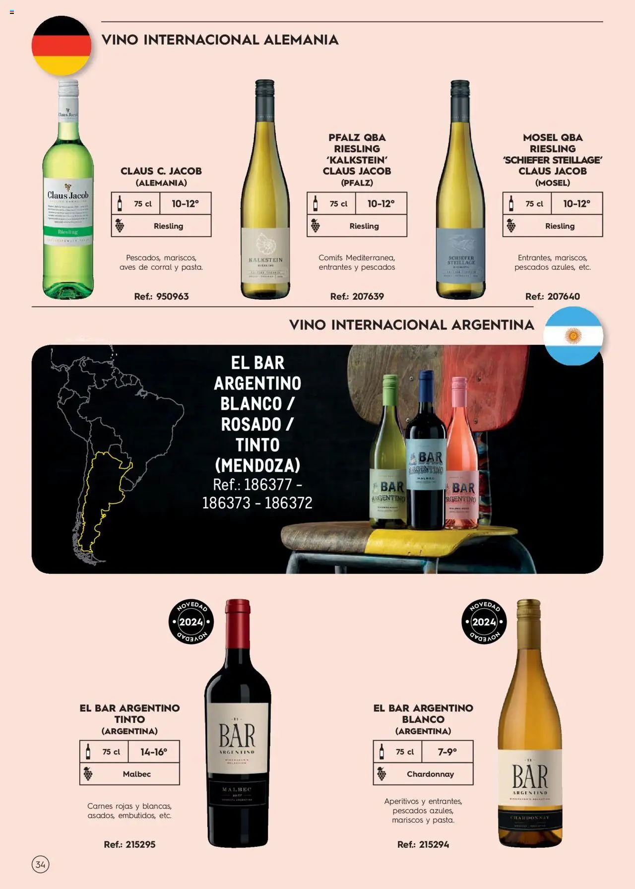 Makro Guia de vinos │ válido desde el 02.01.2025 | Página: 34 | Productos: Vino