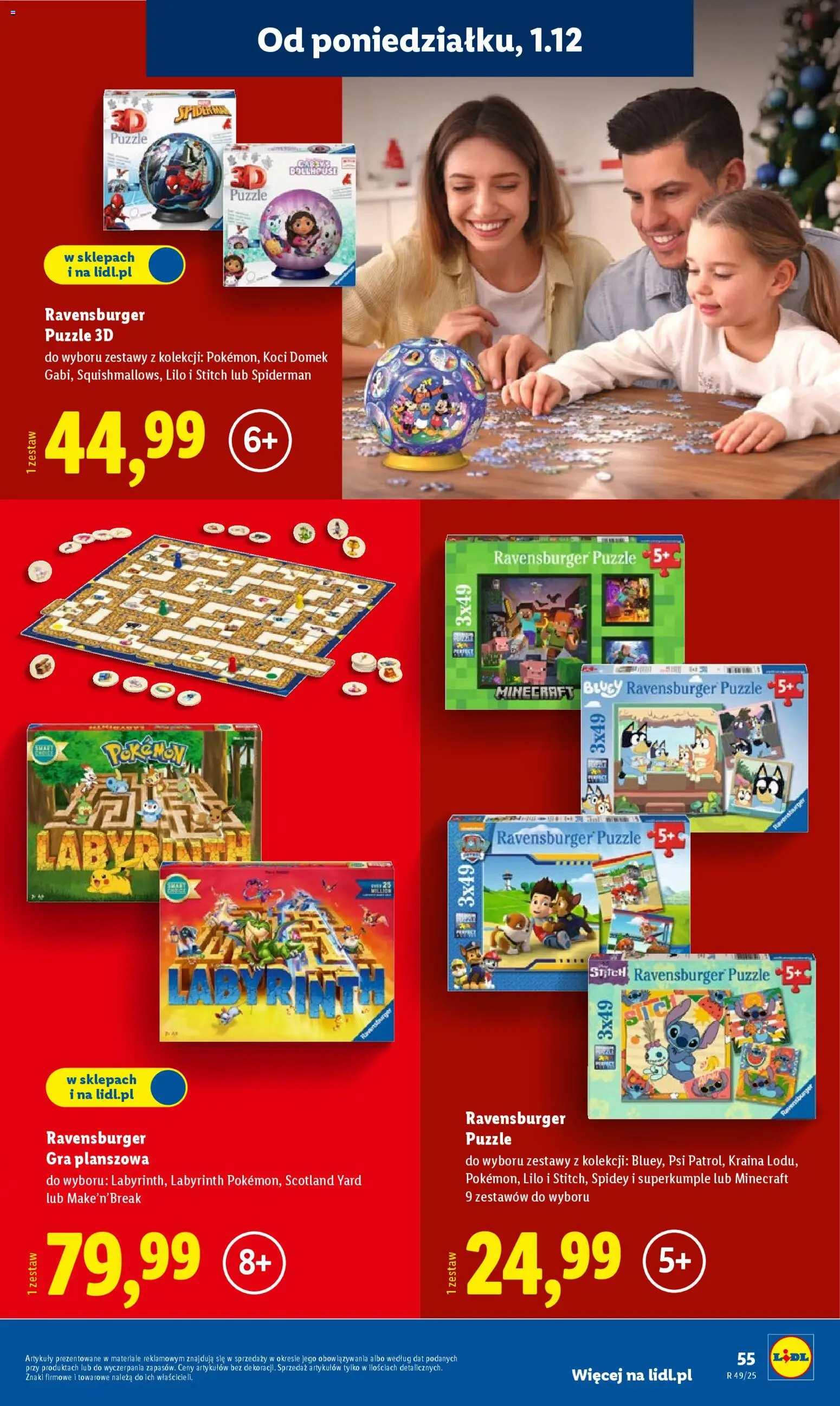 Lidl Katalog zabawek od 03.11.2025 | Strona: 55 | Produkty: Gra