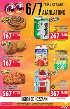 COOP Szolnok akciós újság - amely érvényes a következő dátumtól: 09.04.2026 | Oldal: 3 | Termékek: Szőlő, Body, Eper, Cukor